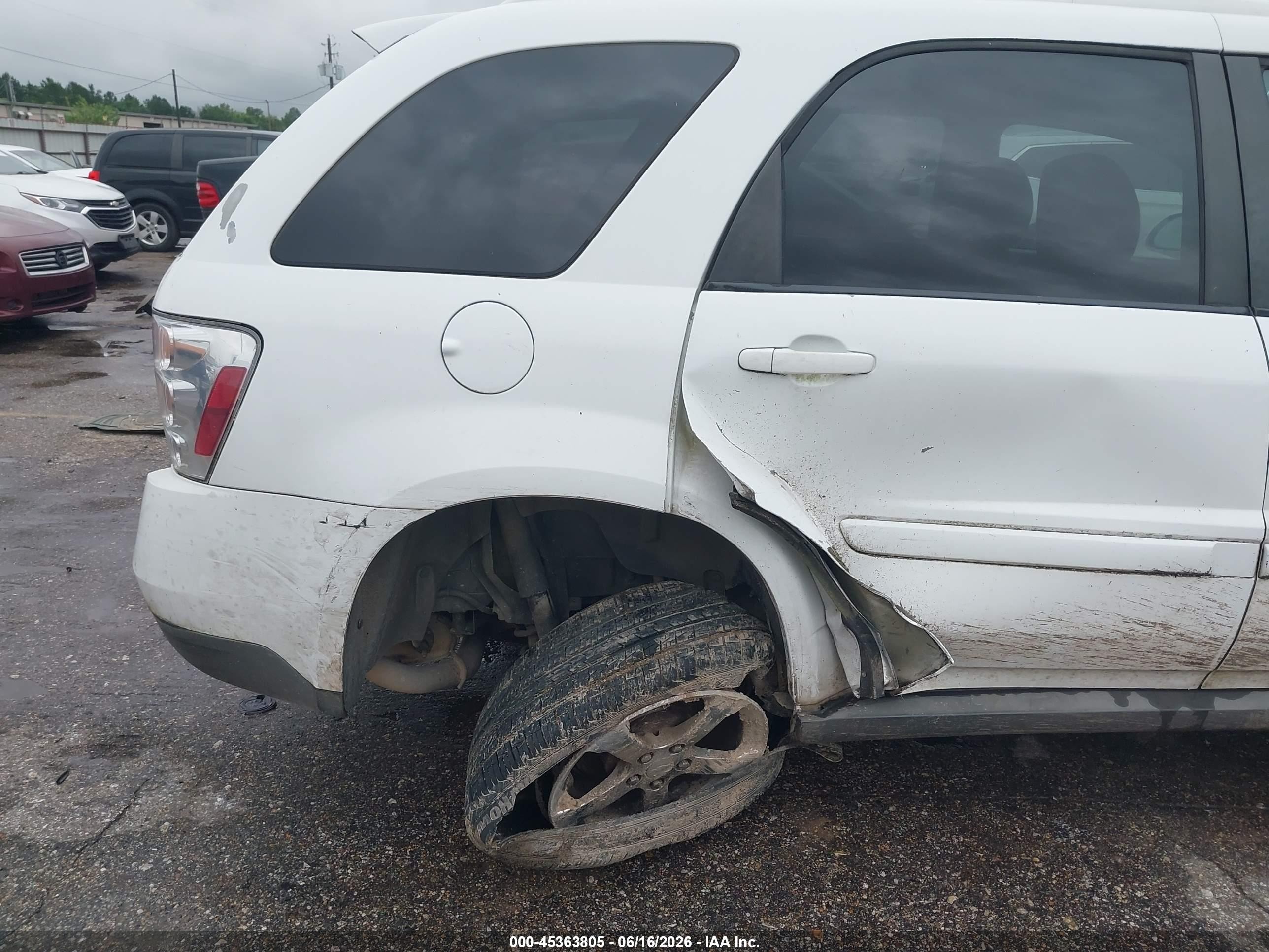 2007 Chevrolet Equinox Lt Белый vin: 2CNDL63F576041040