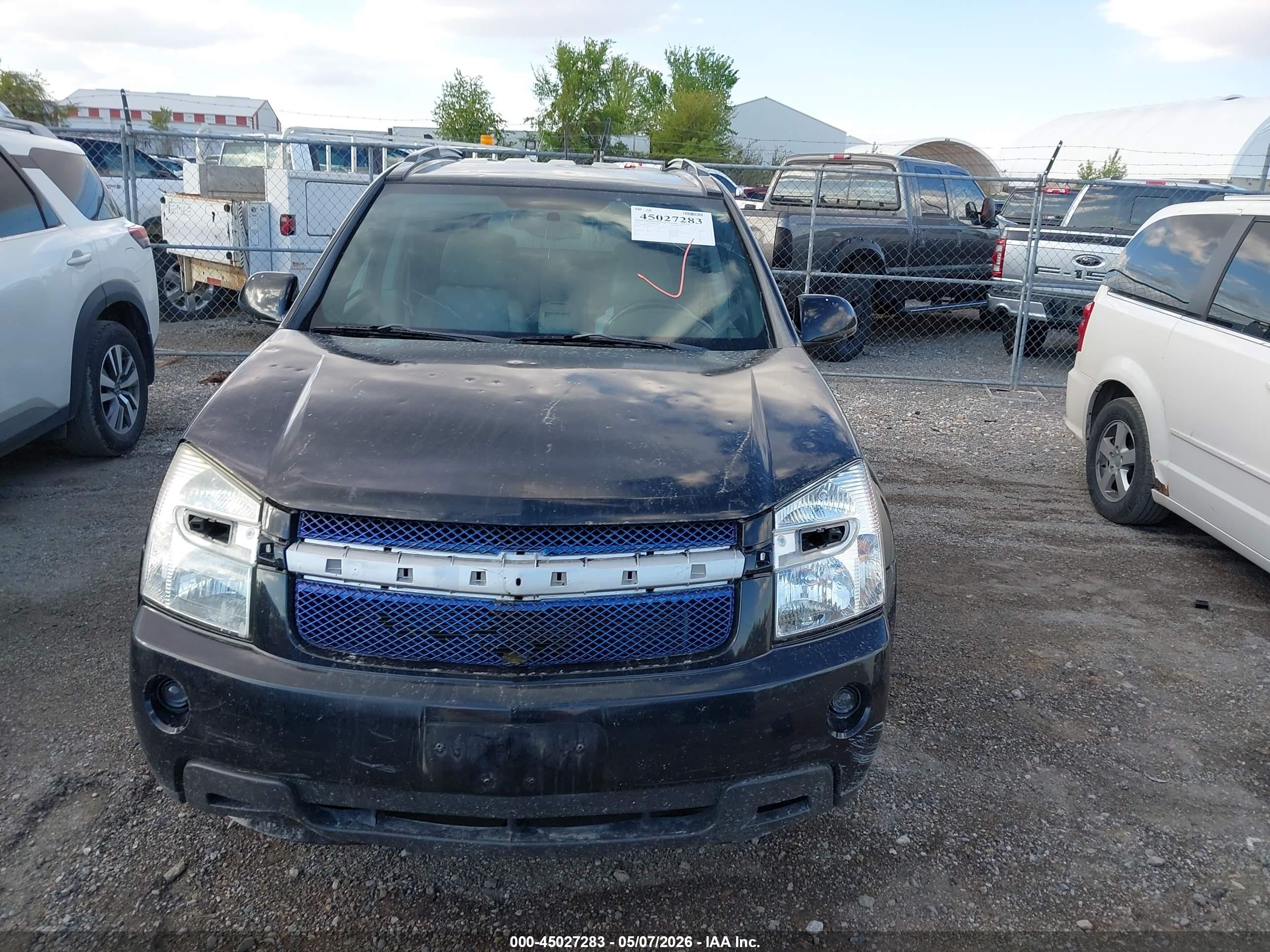 2007 Chevrolet Equinox Lt Черный vin: 2CNDL63F576245188