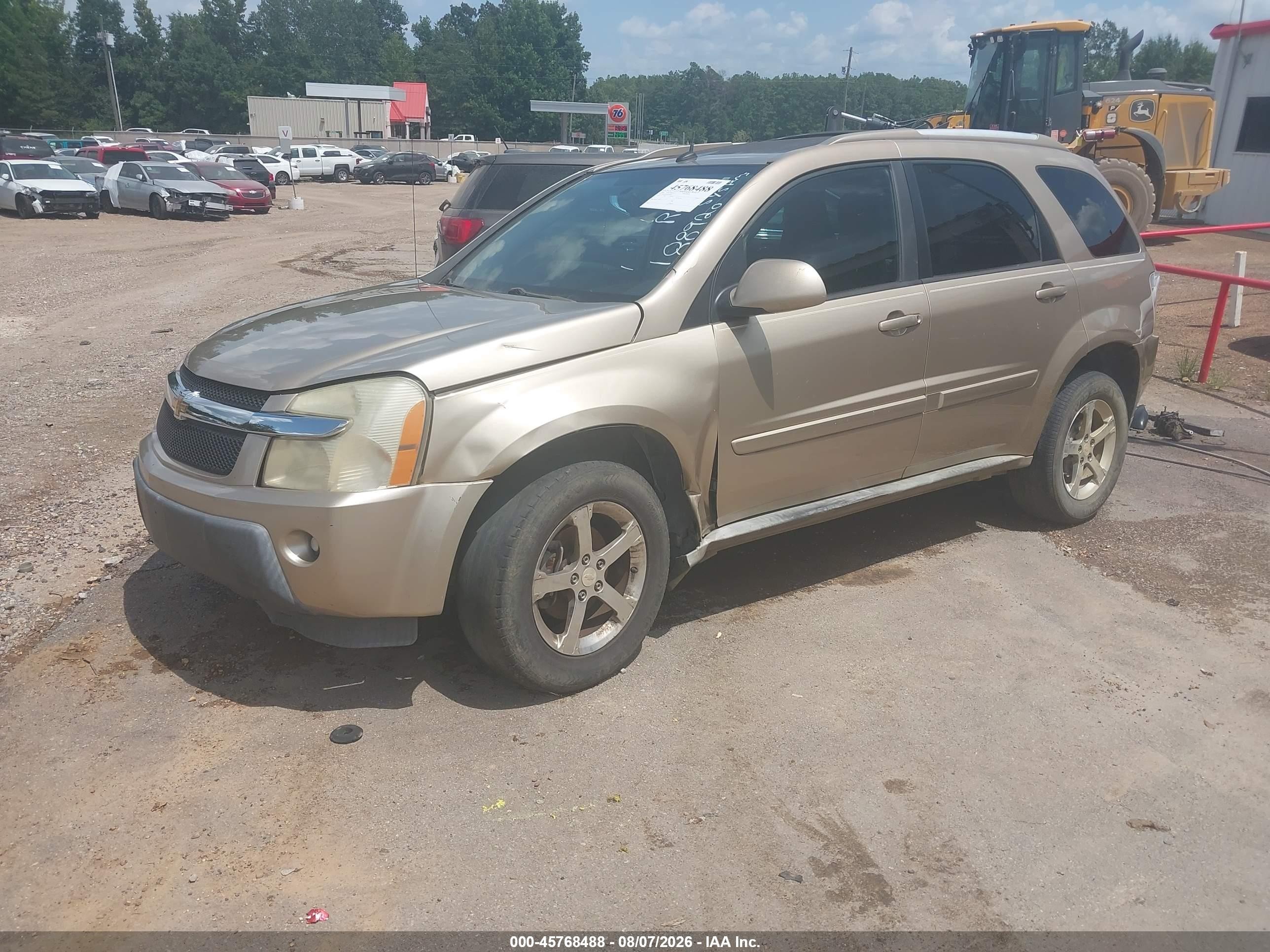 2005 Chevrolet Equinox Lt Tan vin: 2CNDL63F656188920