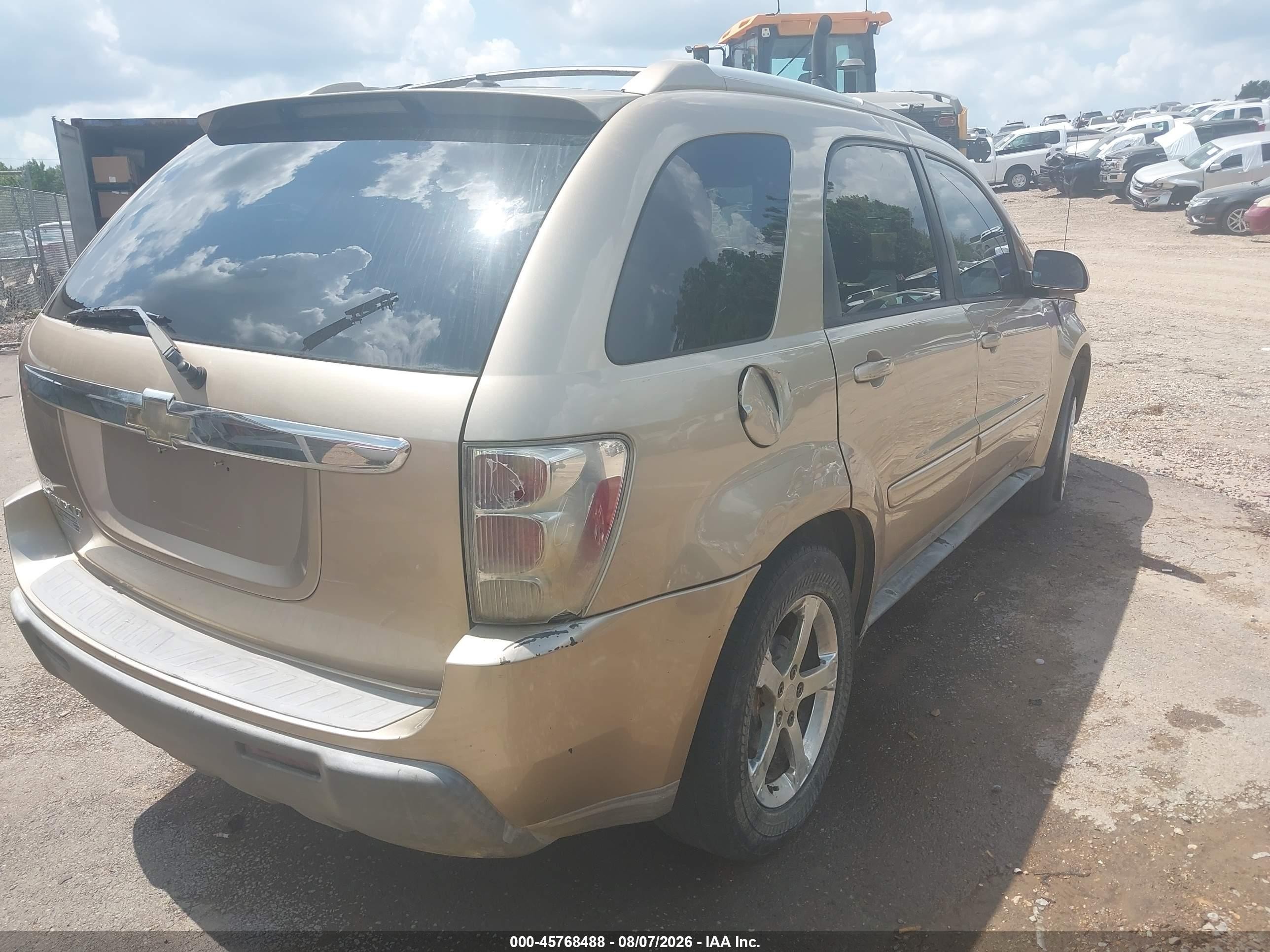 2005 Chevrolet Equinox Lt Tan vin: 2CNDL63F656188920
