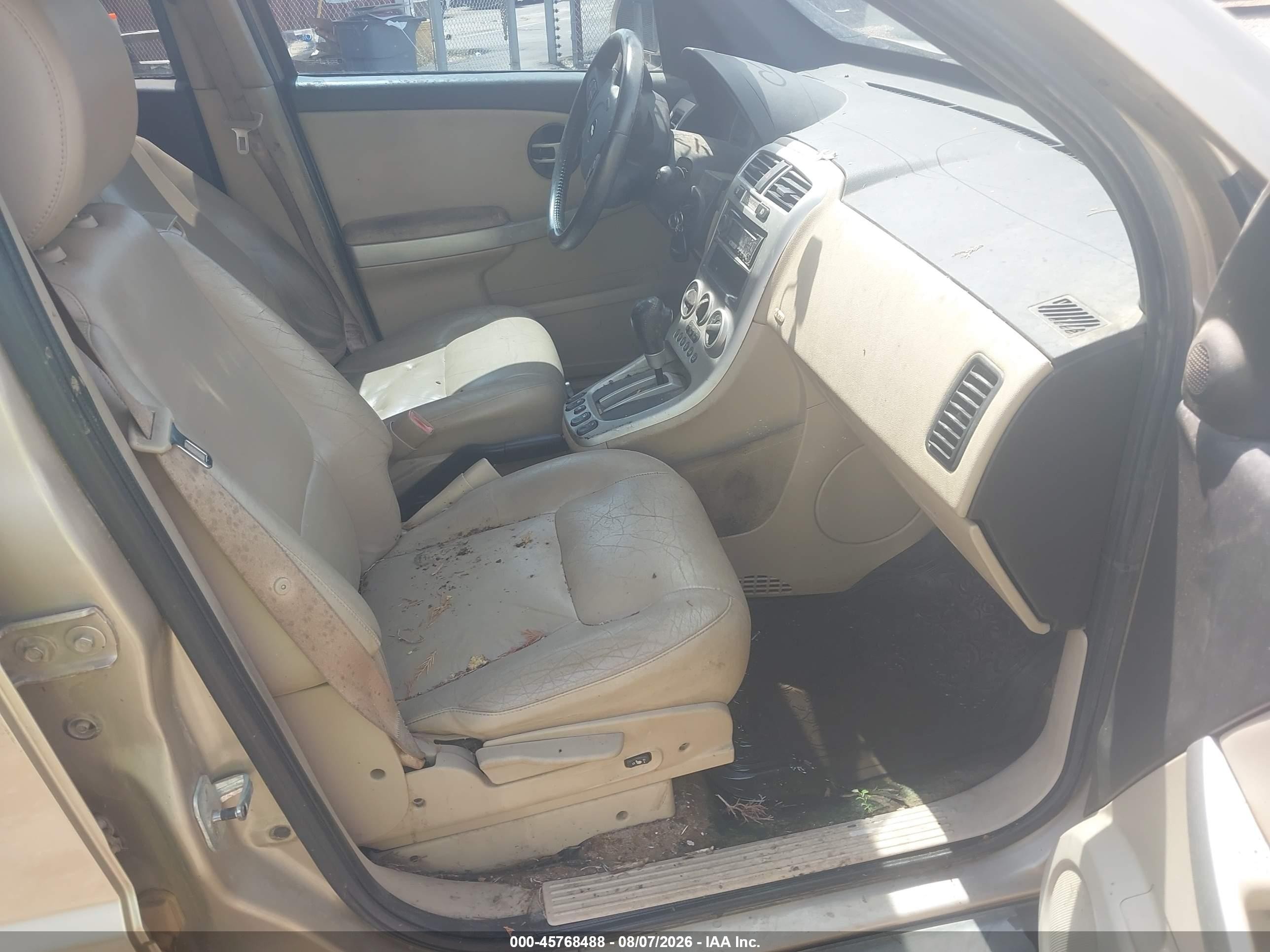 2005 Chevrolet Equinox Lt Tan vin: 2CNDL63F656188920
