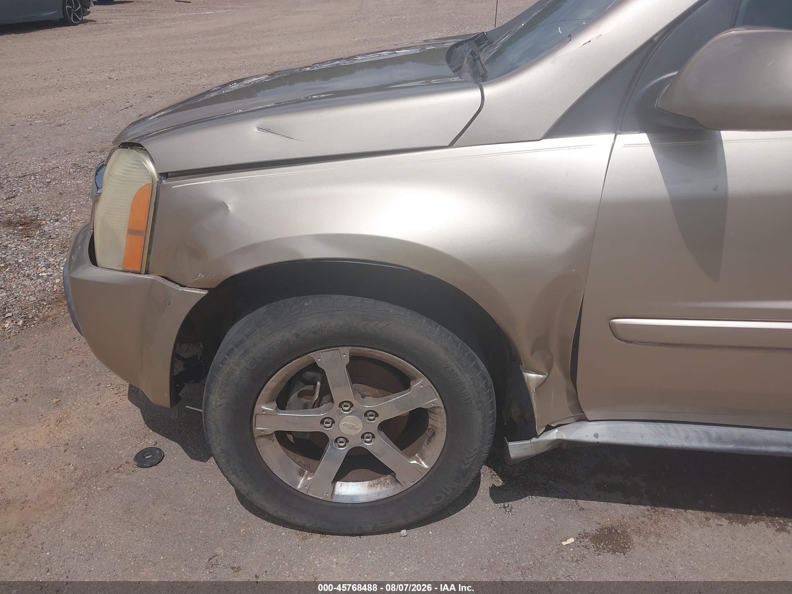 2005 Chevrolet Equinox Lt Tan vin: 2CNDL63F656188920
