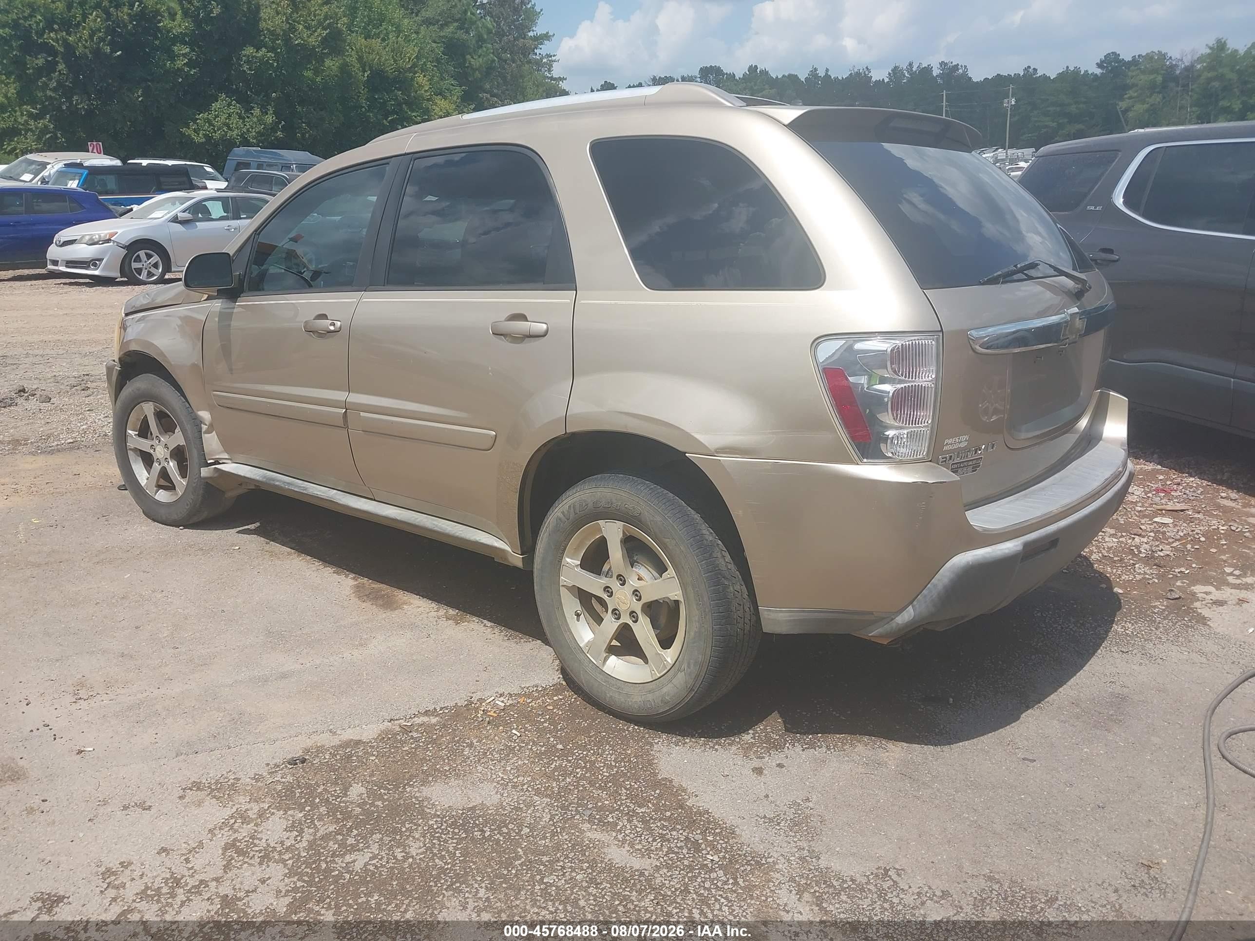 2005 Chevrolet Equinox Lt Tan vin: 2CNDL63F656188920