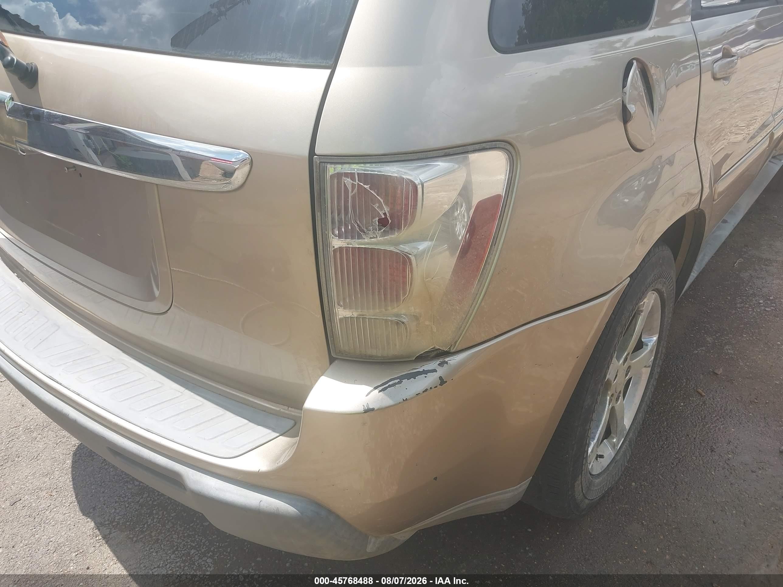 2005 Chevrolet Equinox Lt Tan vin: 2CNDL63F656188920
