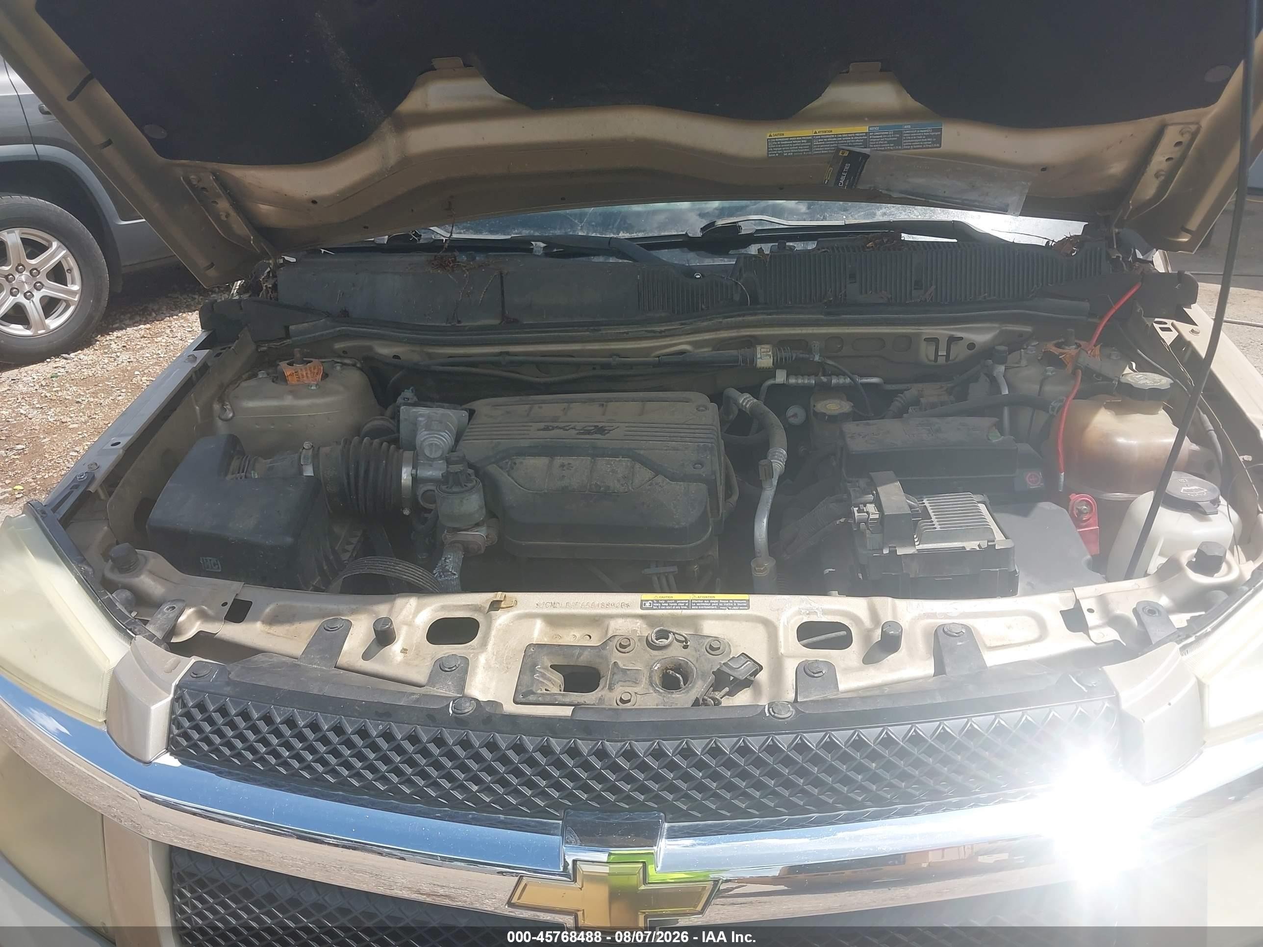2005 Chevrolet Equinox Lt Tan vin: 2CNDL63F656188920