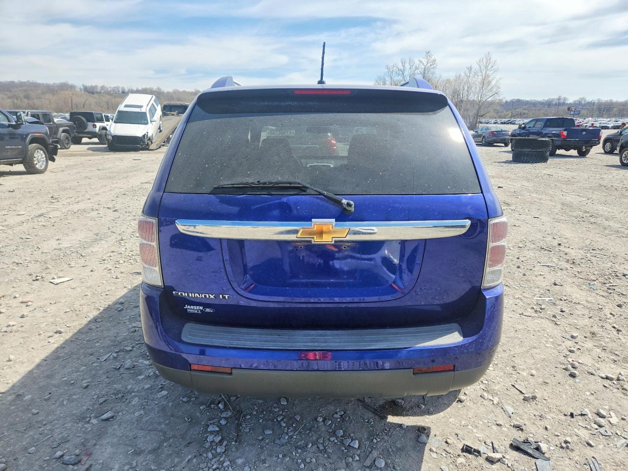 2007 Chevrolet Equinox Lt Blue vin: 2CNDL63F676035005