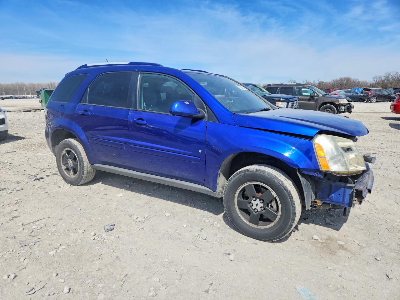 2007 Chevrolet Equinox Lt Blue vin: 2CNDL63F676035005