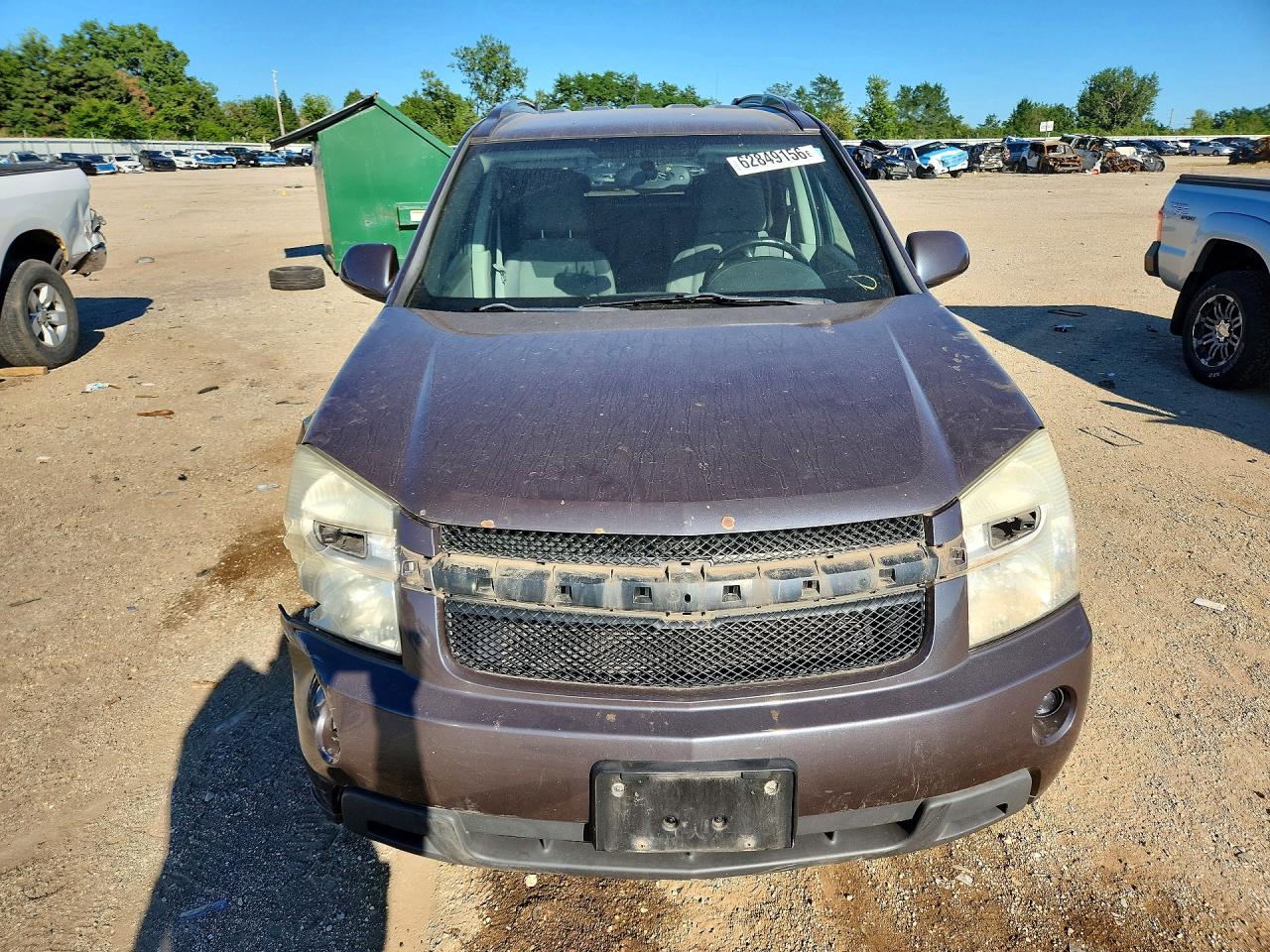 2007 Chevrolet Equinox Lt Brown vin: 2CNDL63F676035571