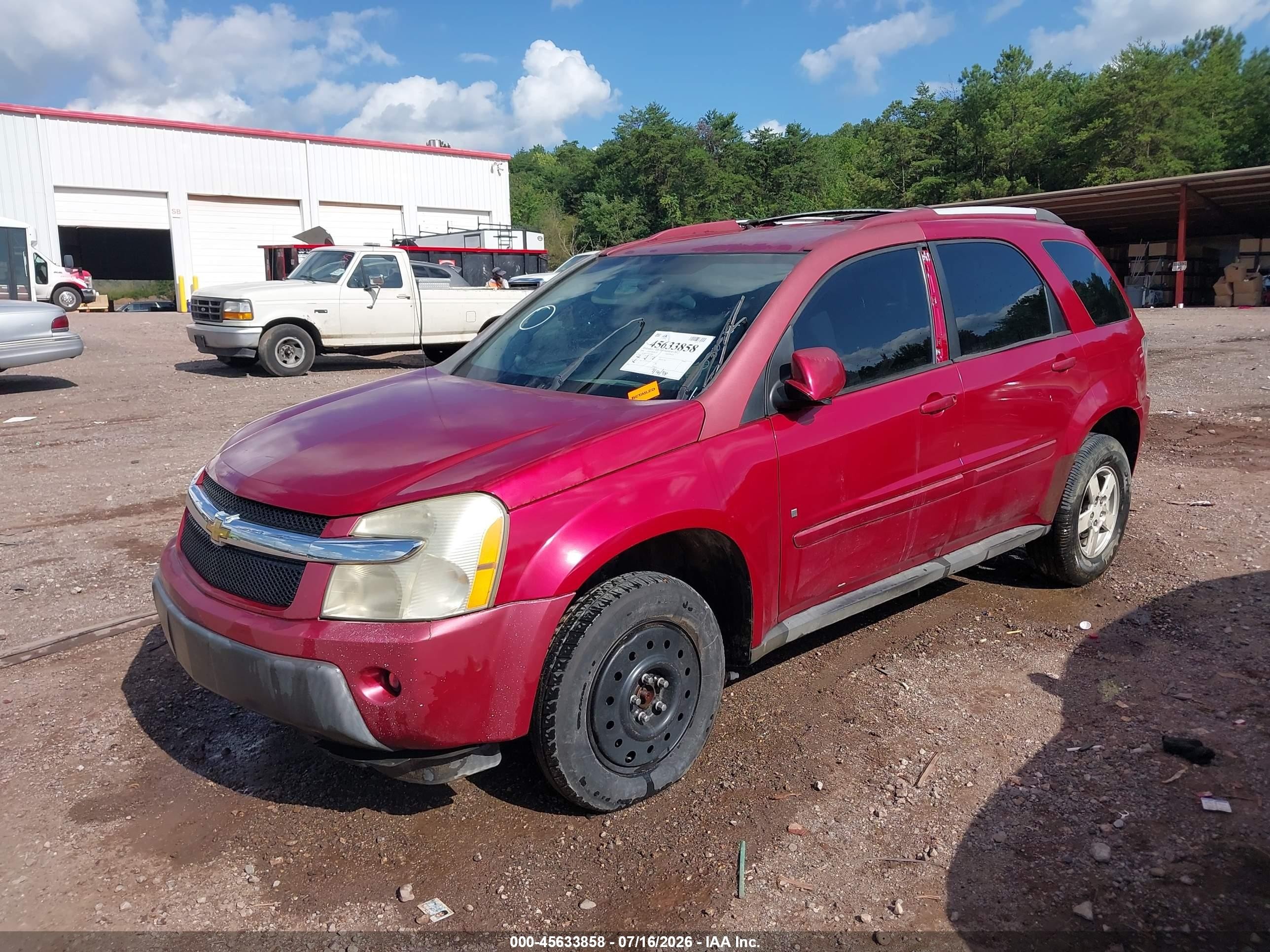 2006 Chevrolet Equinox Lt Burgundy vin: 2CNDL63F766070831