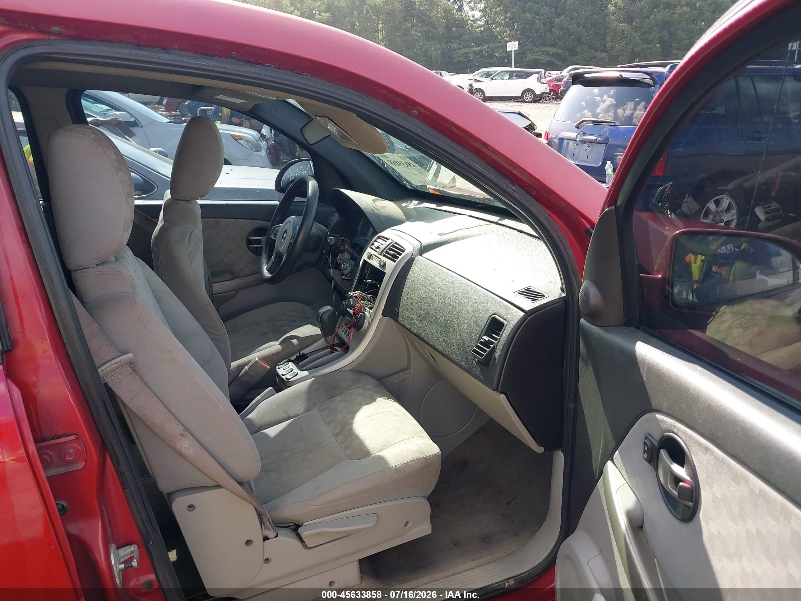 2006 Chevrolet Equinox Lt Burgundy vin: 2CNDL63F766070831
