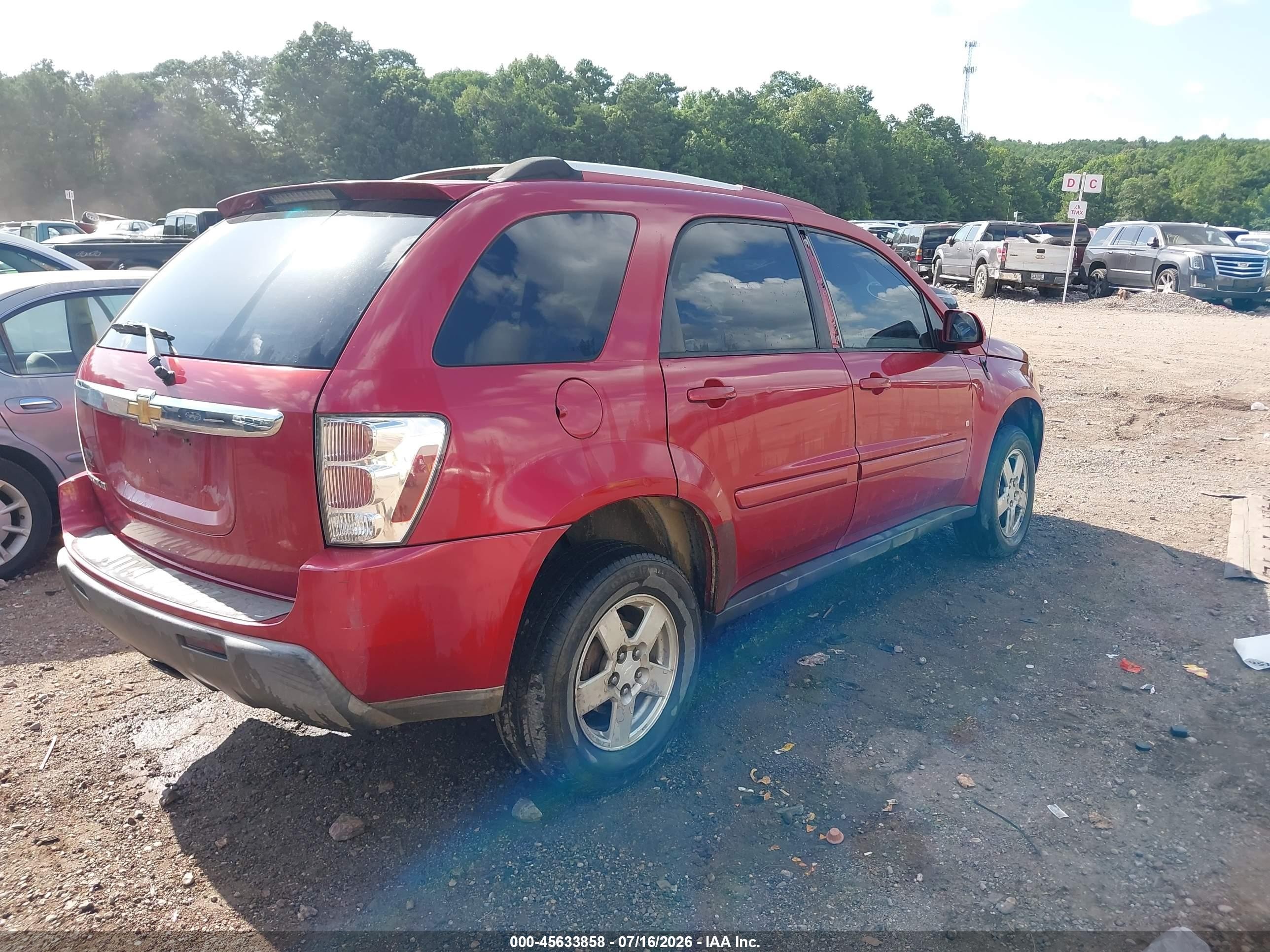 2006 Chevrolet Equinox Lt Burgundy vin: 2CNDL63F766070831