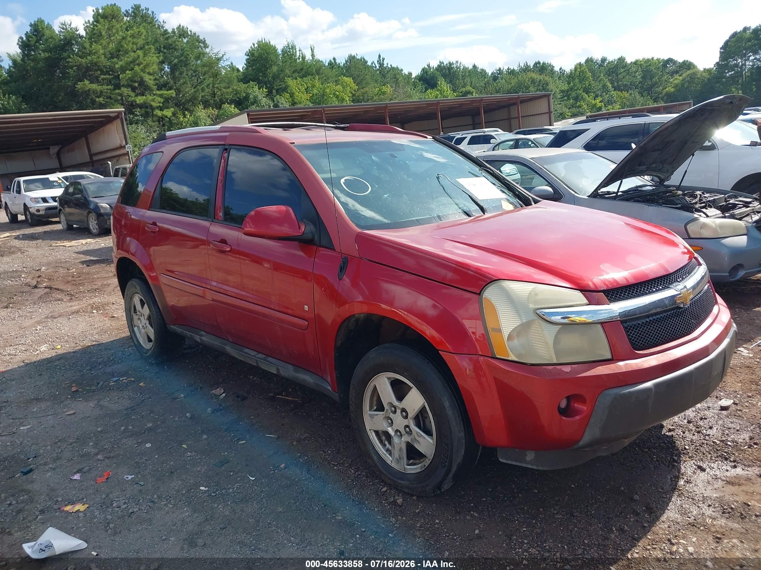 2006 Chevrolet Equinox Lt Burgundy vin: 2CNDL63F766070831
