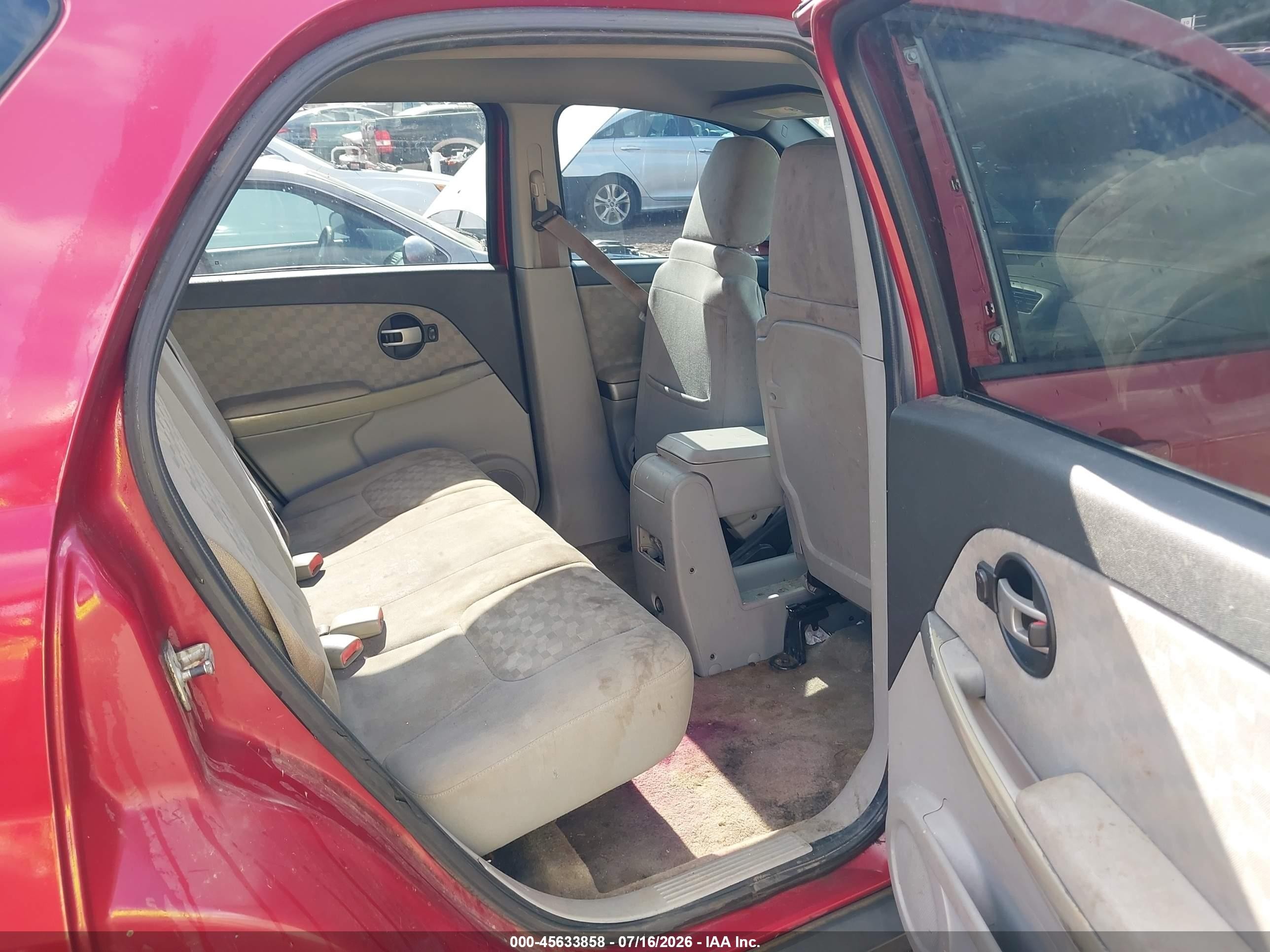 2006 Chevrolet Equinox Lt Burgundy vin: 2CNDL63F766070831