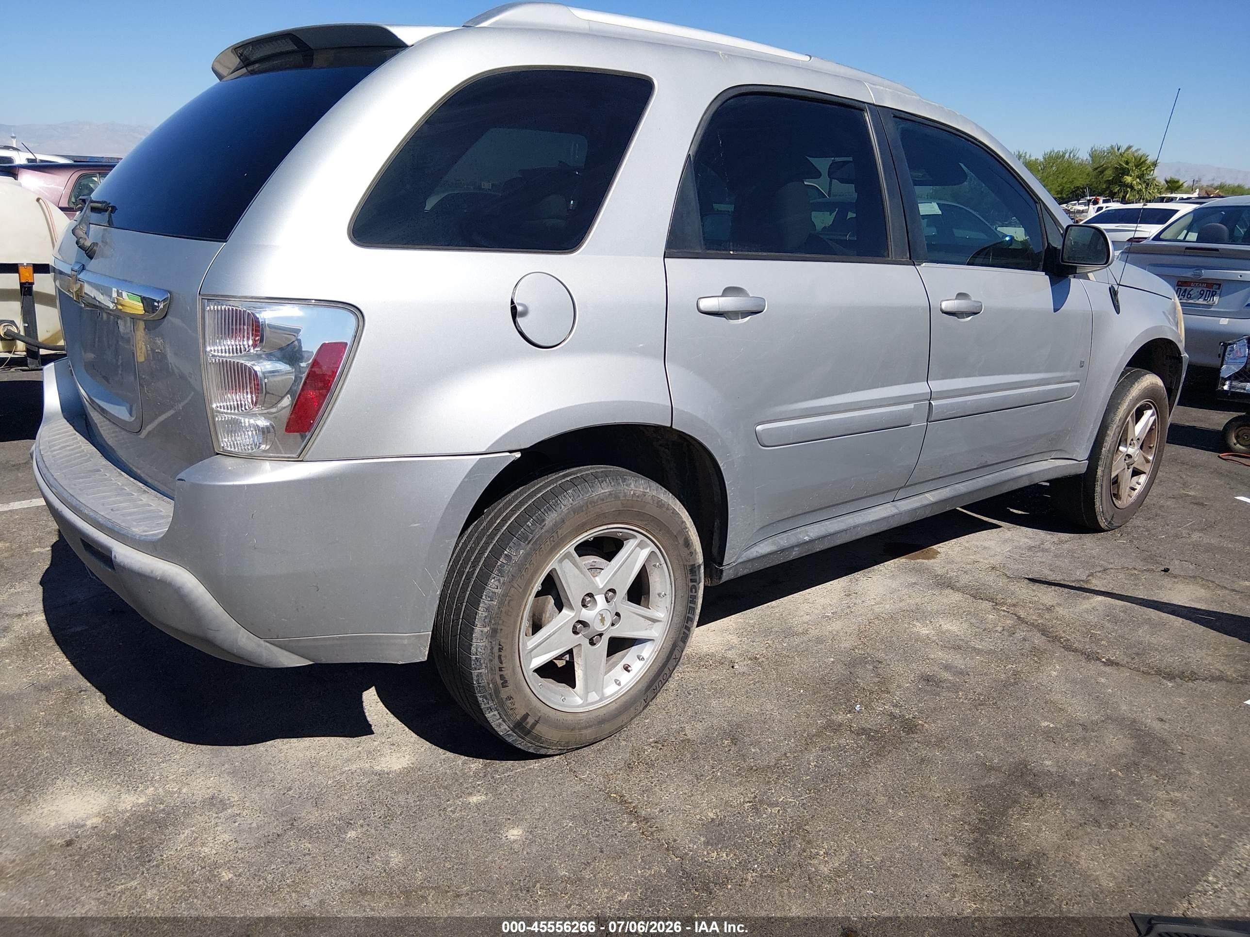2006 Chevrolet Equinox Lt Silver vin: 2CNDL63F766169262