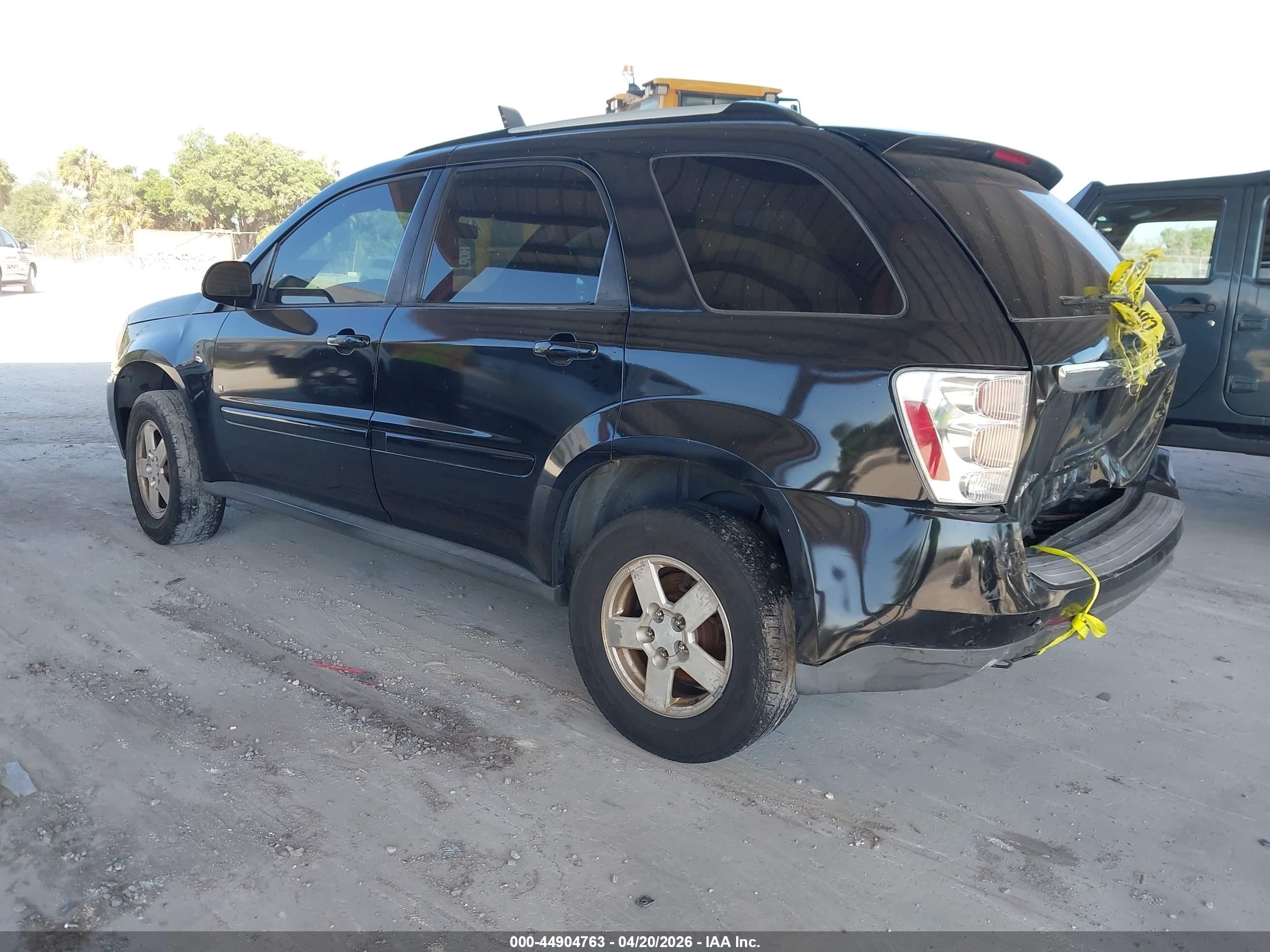 2007 Chevrolet Equinox Lt Black vin: 2CNDL63F776073990