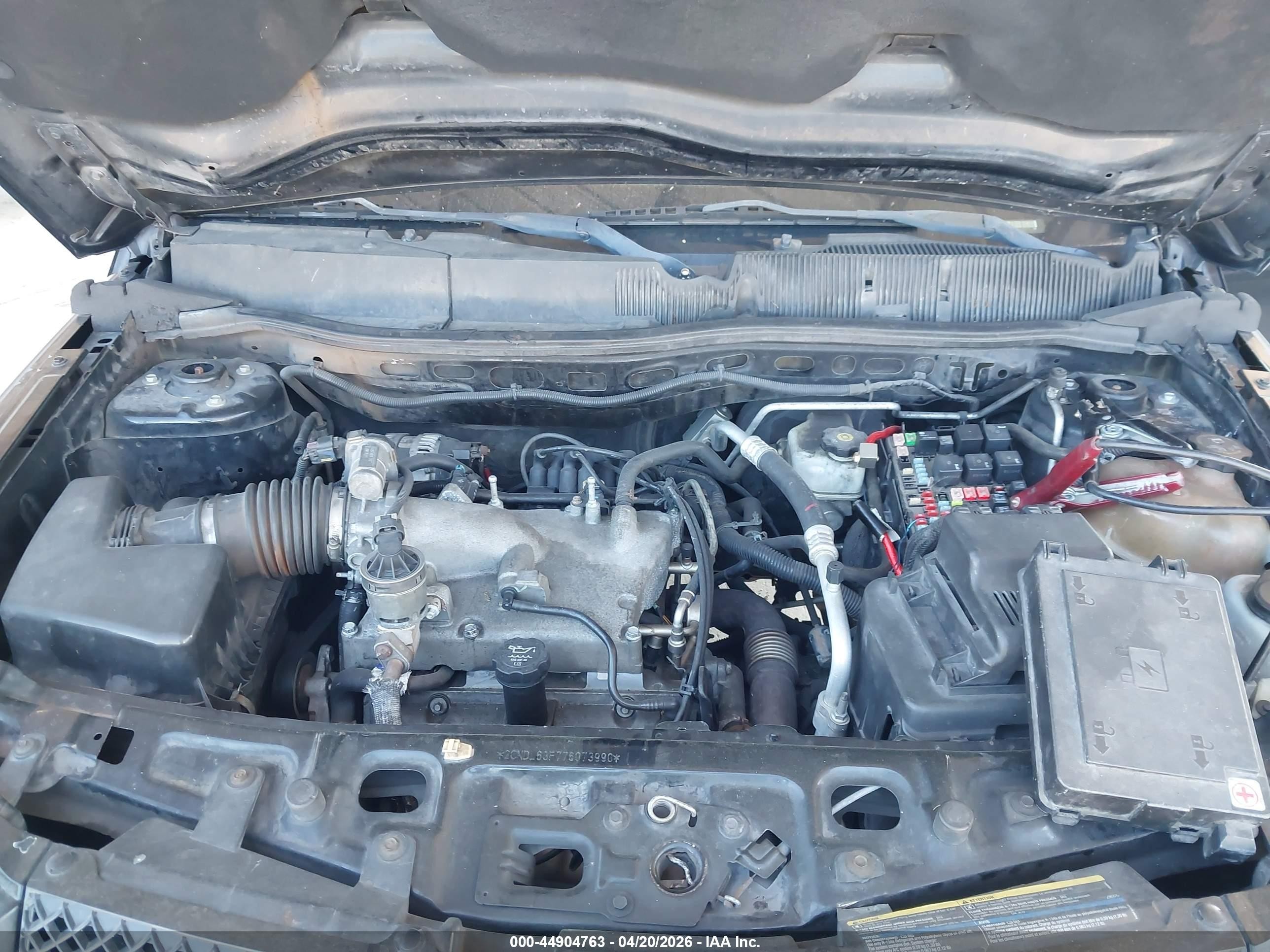 2007 Chevrolet Equinox Lt Black vin: 2CNDL63F776073990
