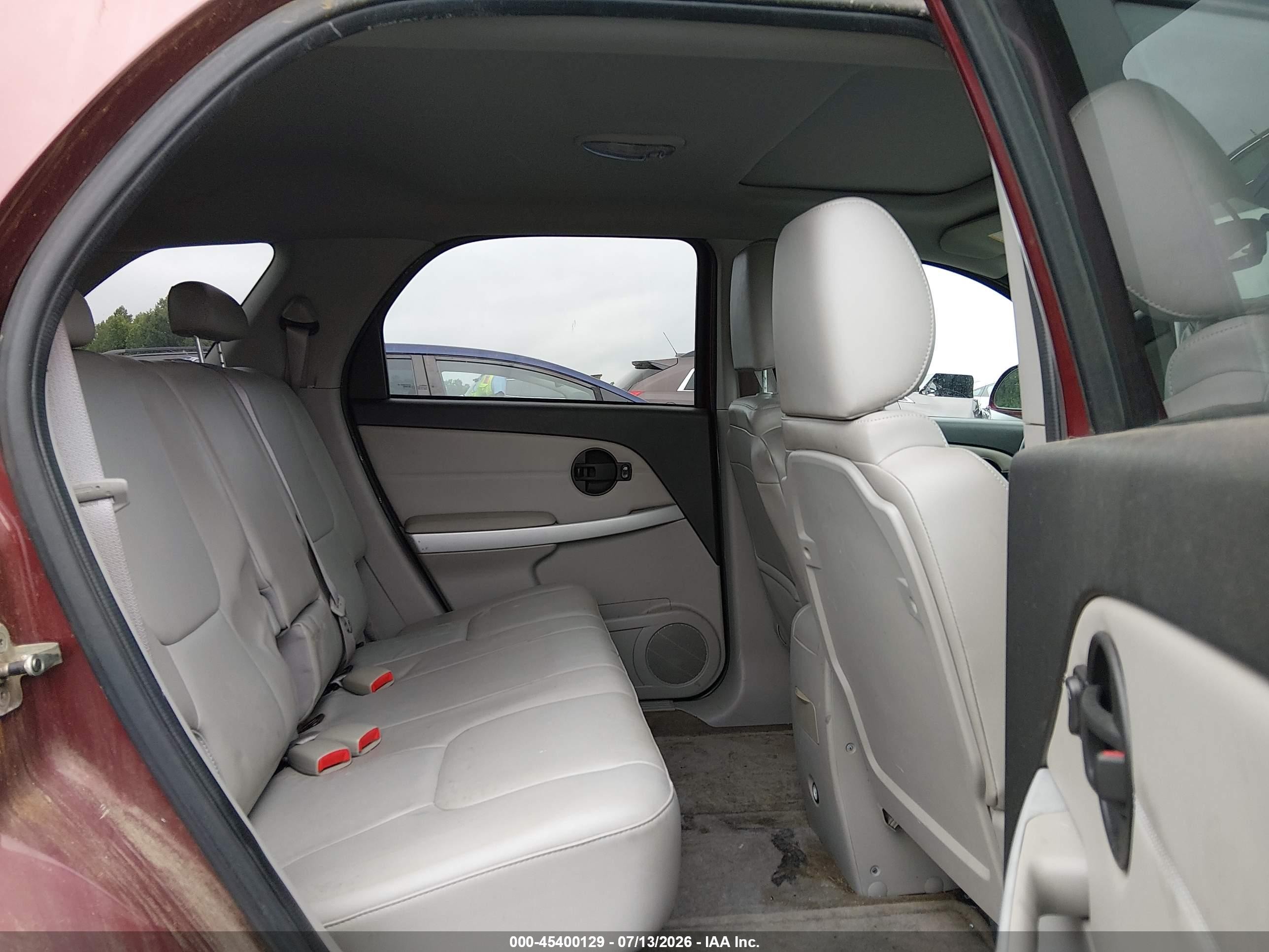 2008 Chevrolet Equinox Lt Burgundy vin: 2CNDL63F786325321