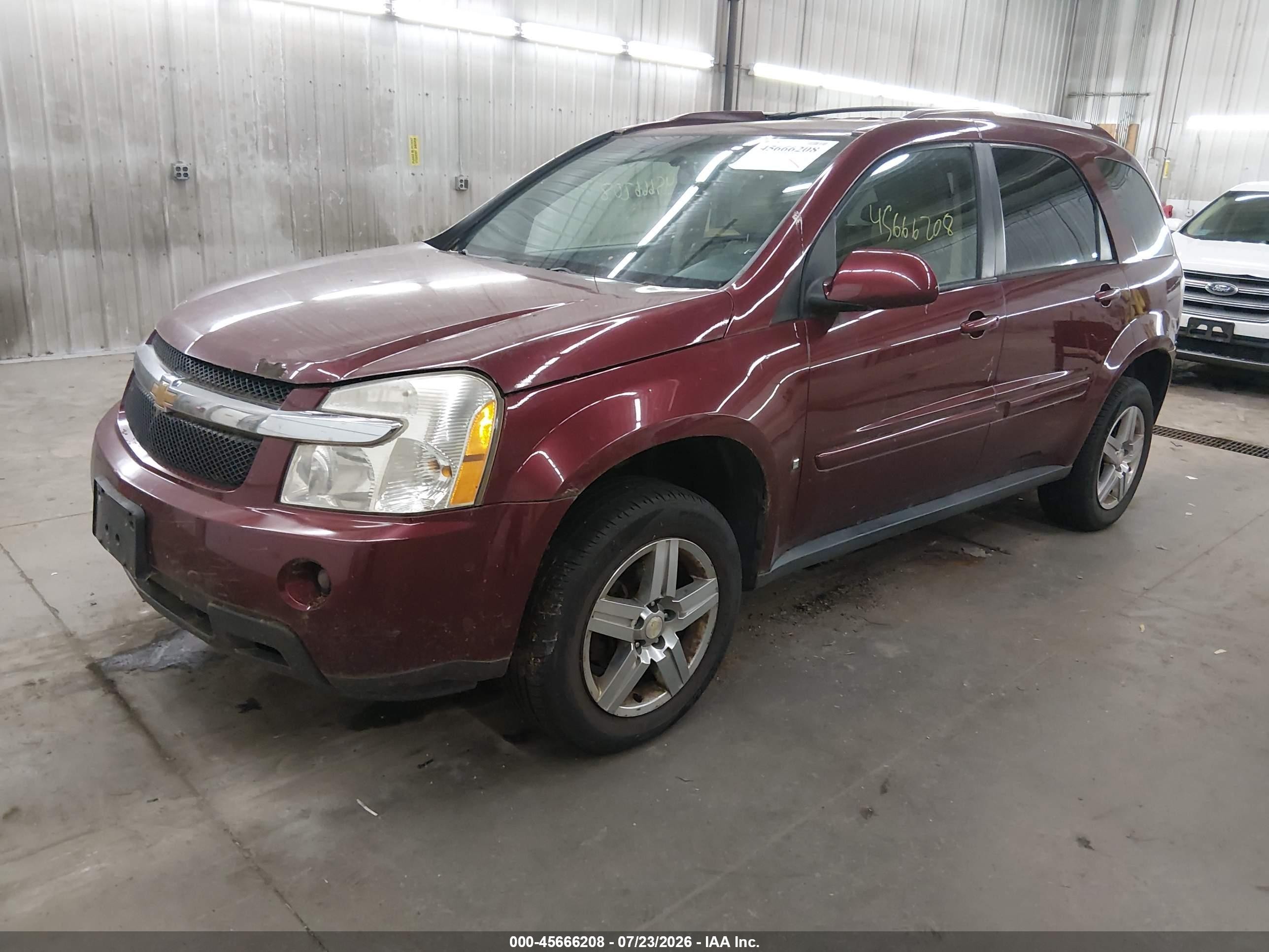 2008 Chevrolet Equinox Lt Red vin: 2CNDL63F786326940