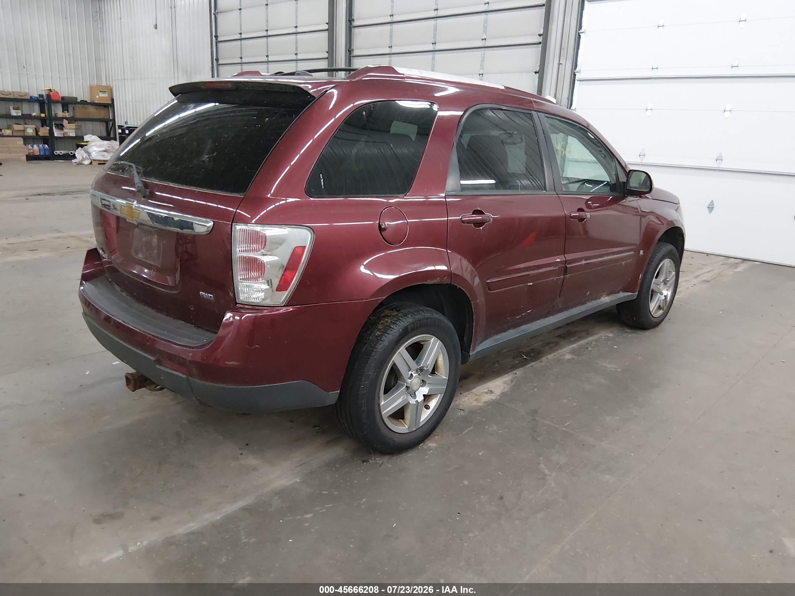 2008 Chevrolet Equinox Lt Red vin: 2CNDL63F786326940