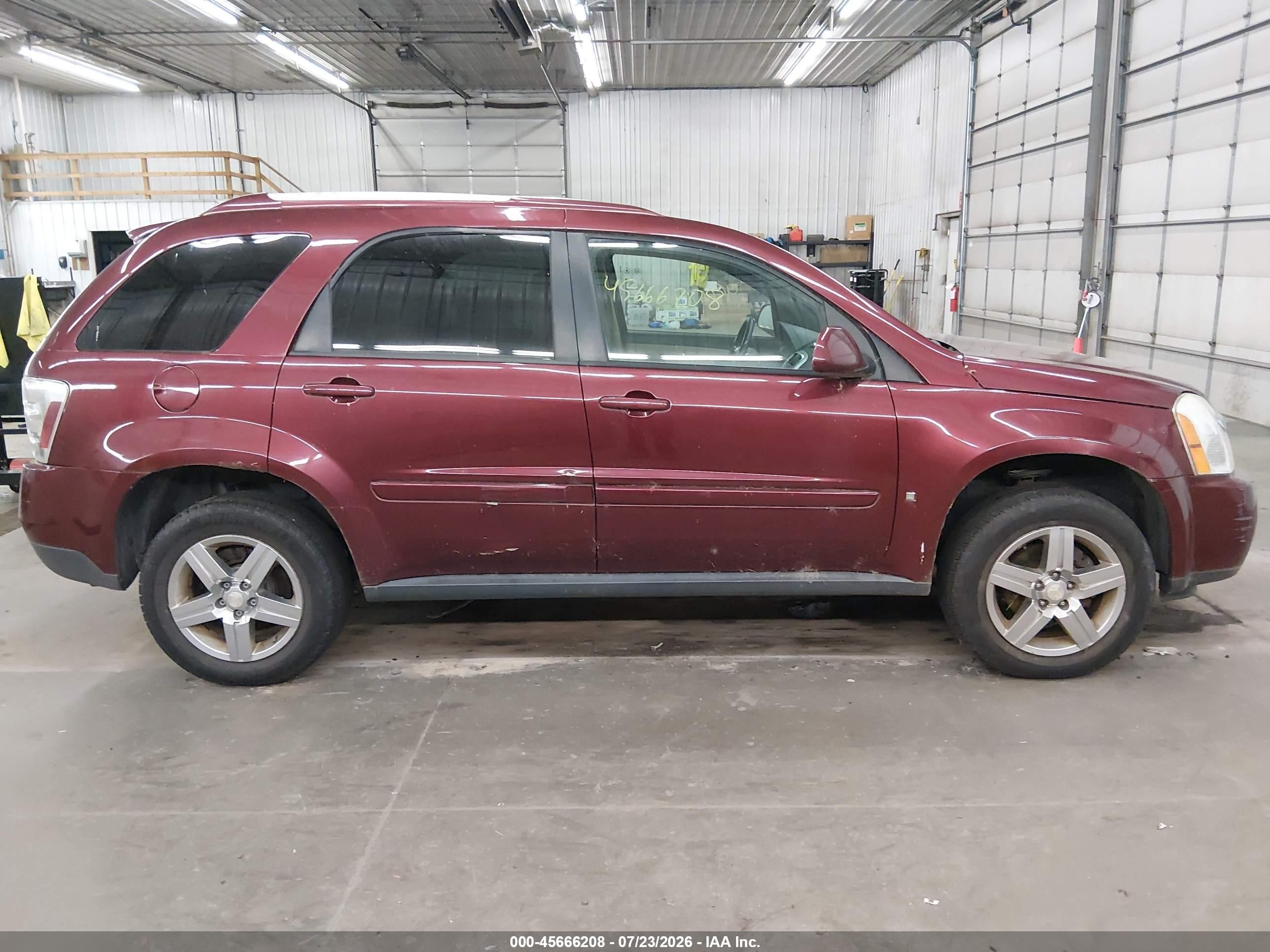2008 Chevrolet Equinox Lt Red vin: 2CNDL63F786326940