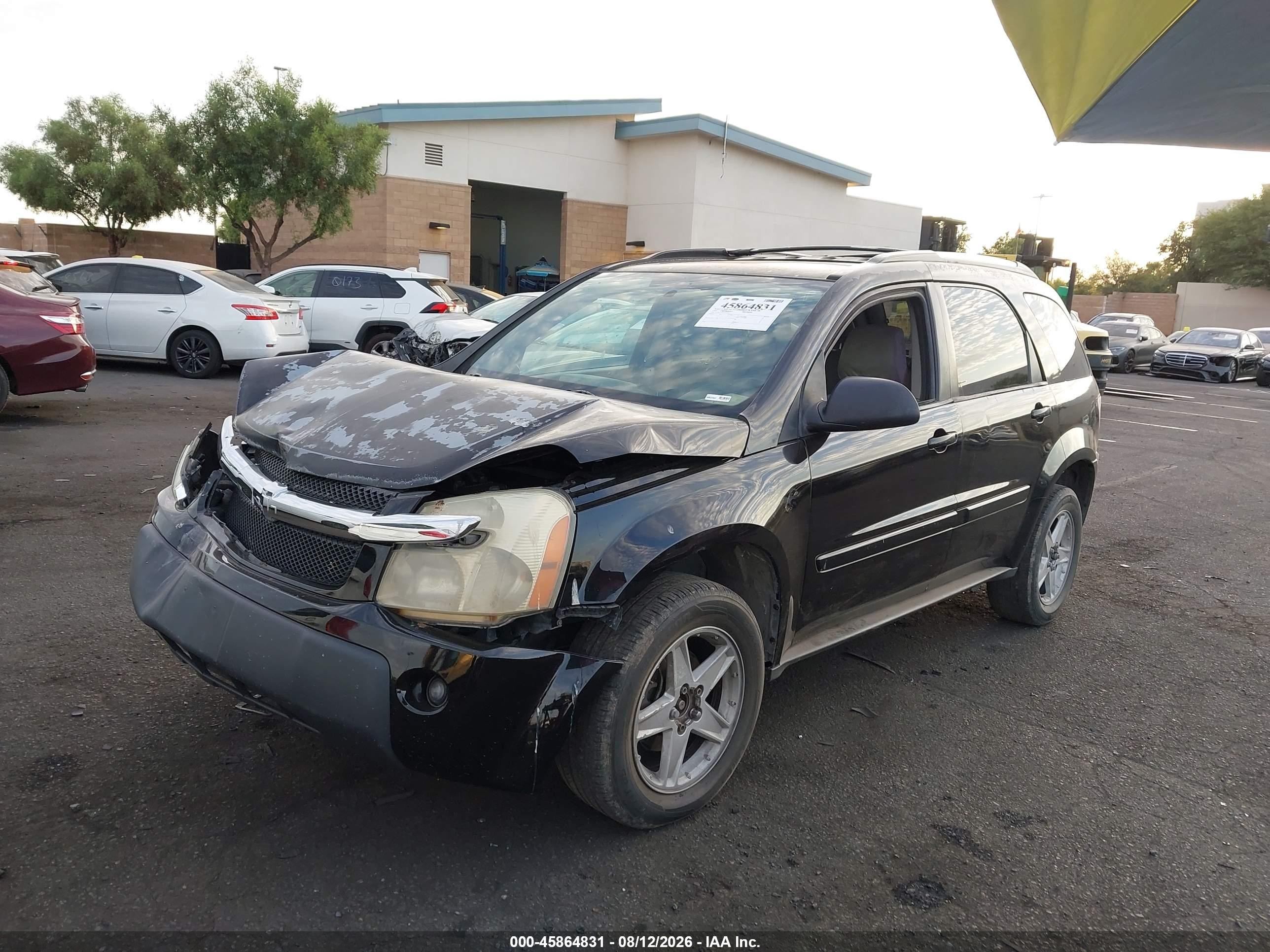 2005 Chevrolet Equinox Lt Black vin: 2CNDL63F856182634