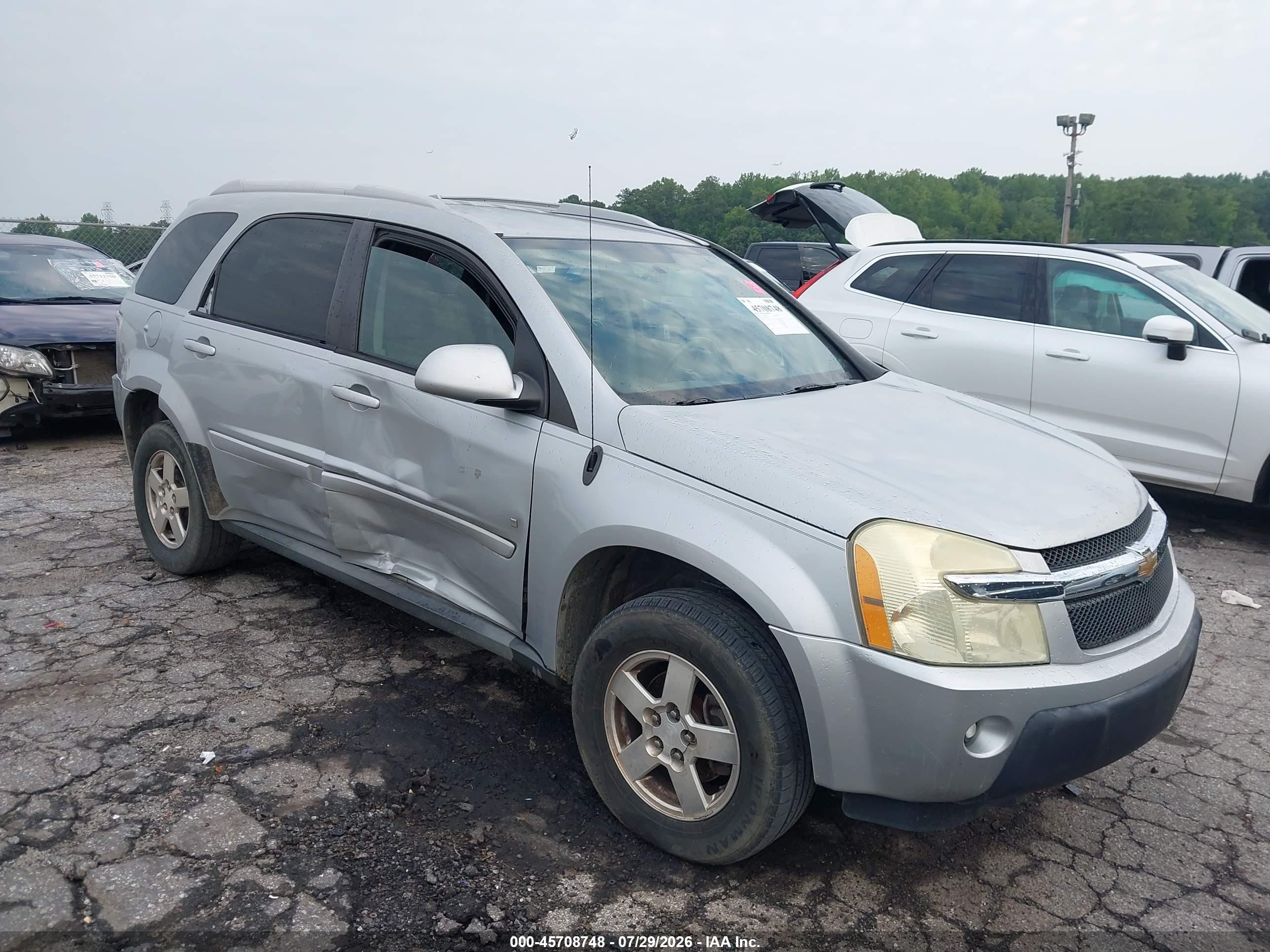 2006 Chevrolet Equinox Lt Silver vin: 2CNDL63F866190623