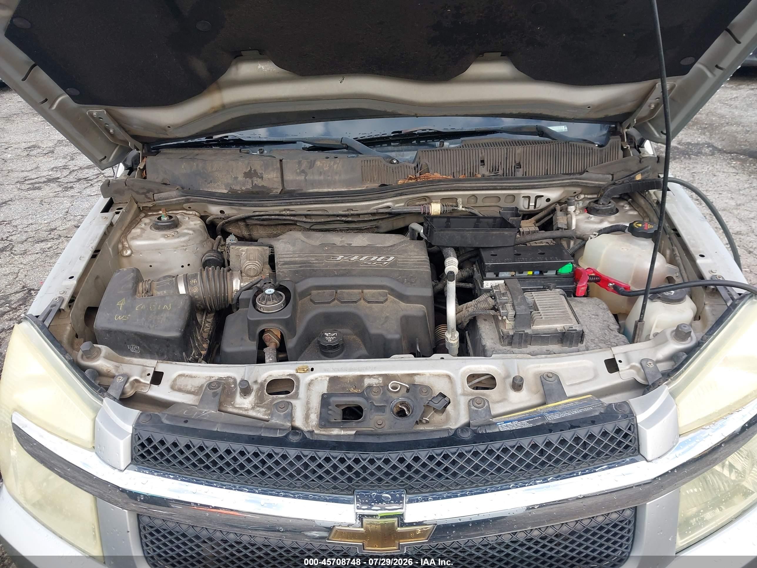 2006 Chevrolet Equinox Lt Silver vin: 2CNDL63F866190623