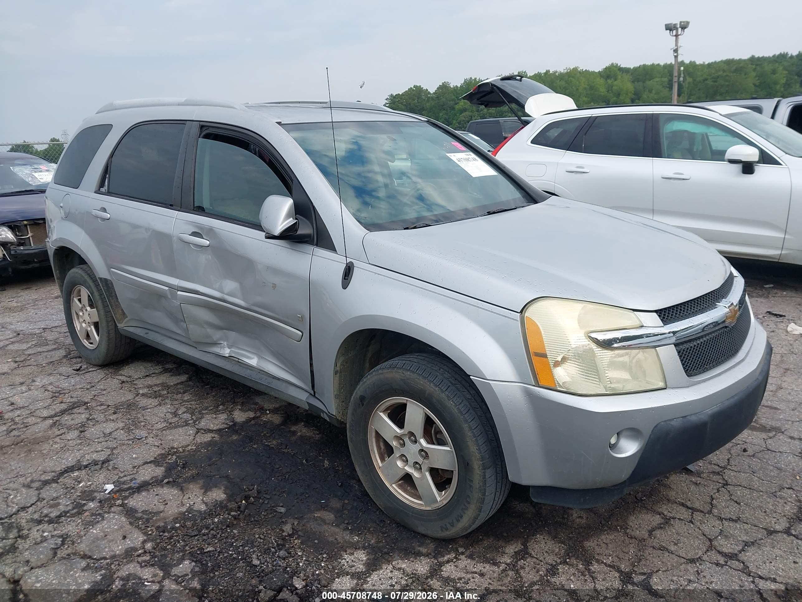 2006 Chevrolet Equinox Lt Silver vin: 2CNDL63F866190623