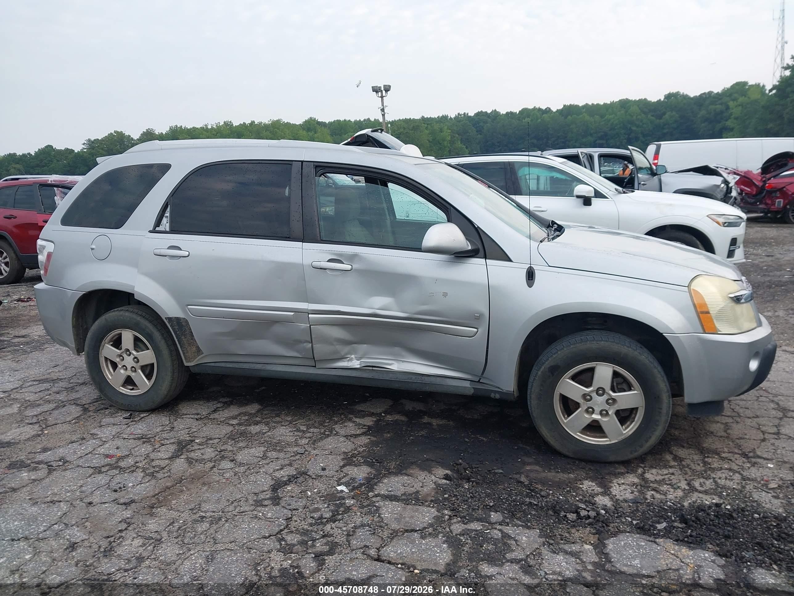 2006 Chevrolet Equinox Lt Silver vin: 2CNDL63F866190623