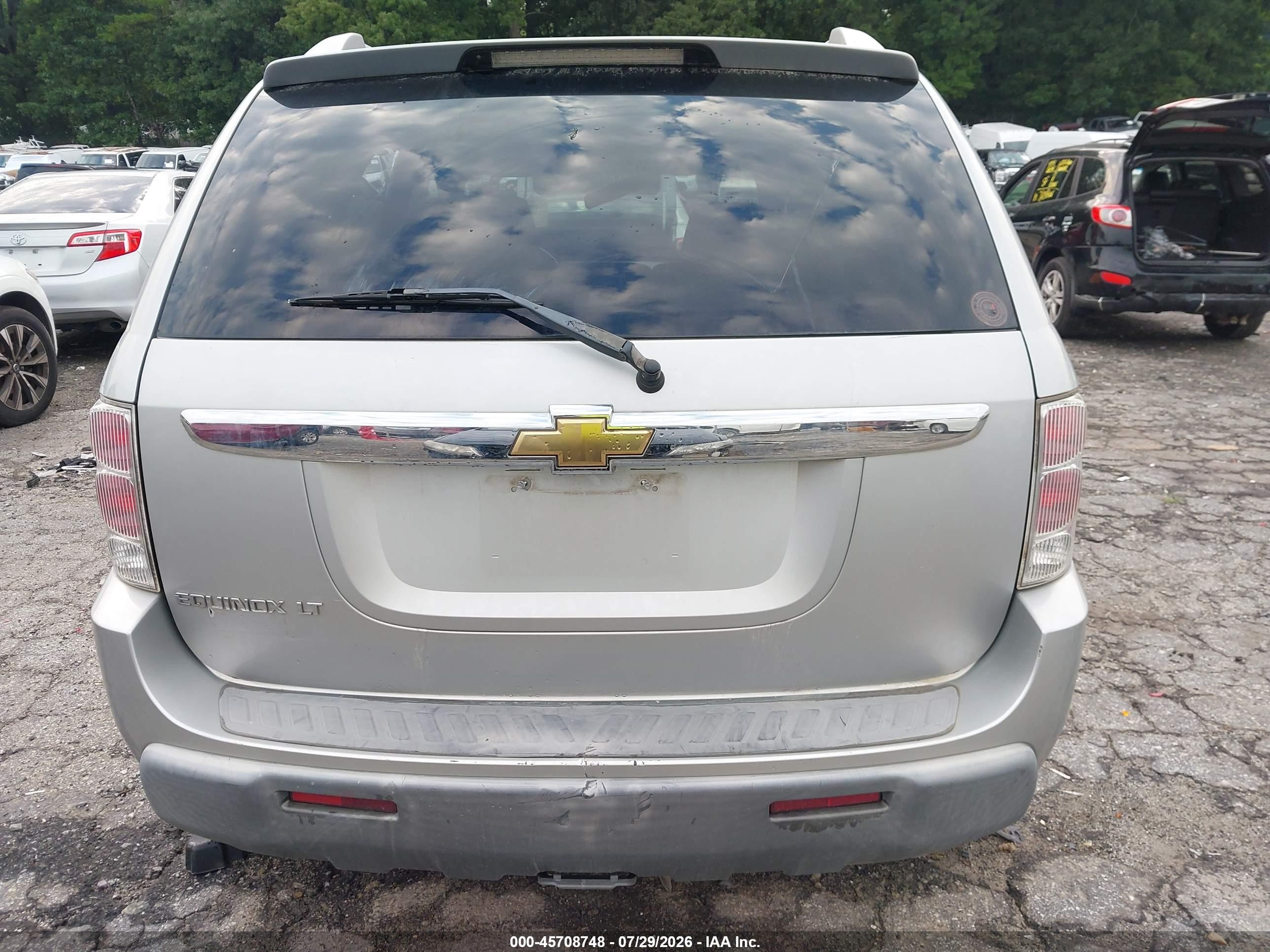 2006 Chevrolet Equinox Lt Silver vin: 2CNDL63F866190623
