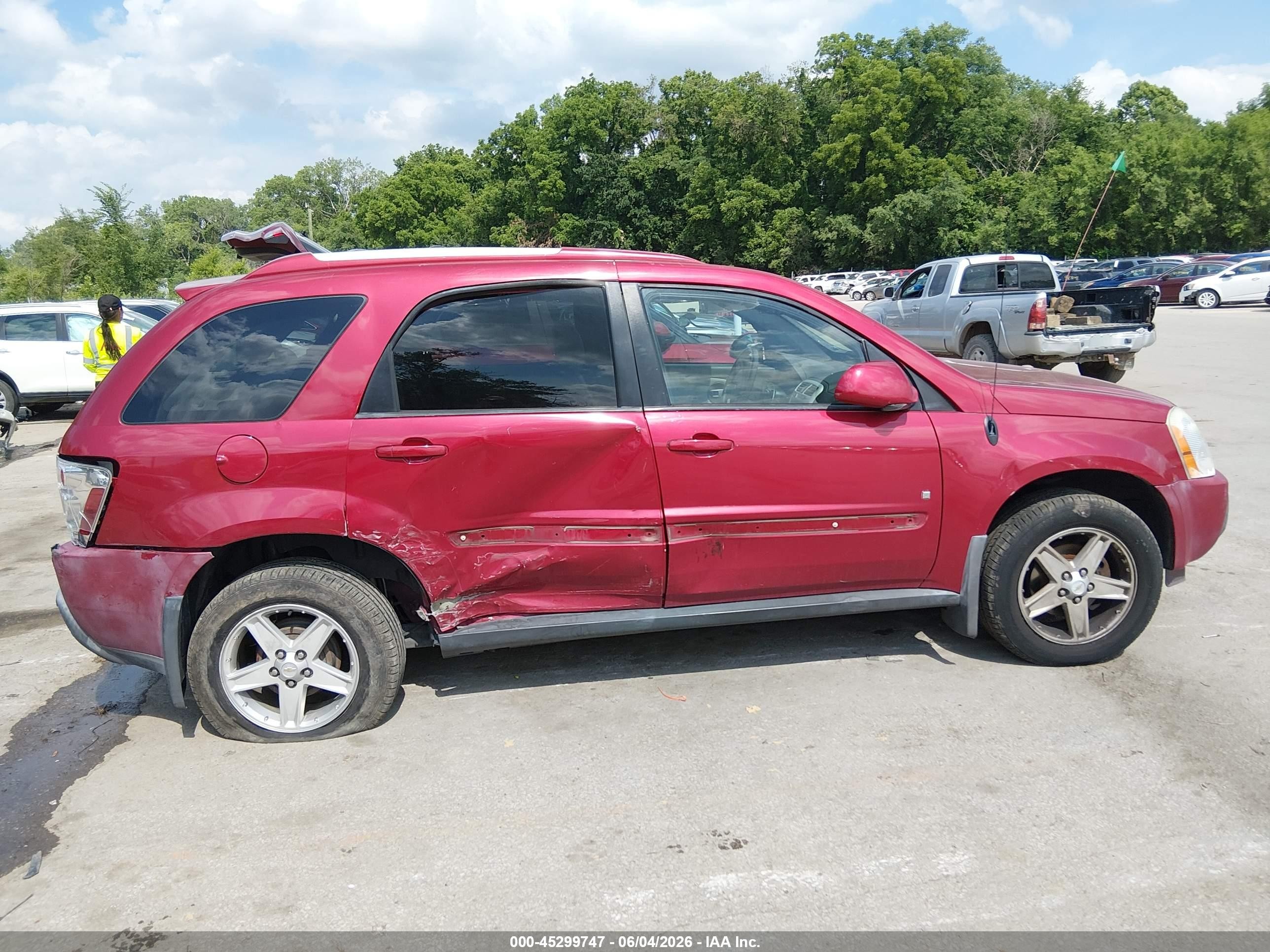 2006 Chevrolet Equinox Lt Красный vin: 2CNDL63F966172471