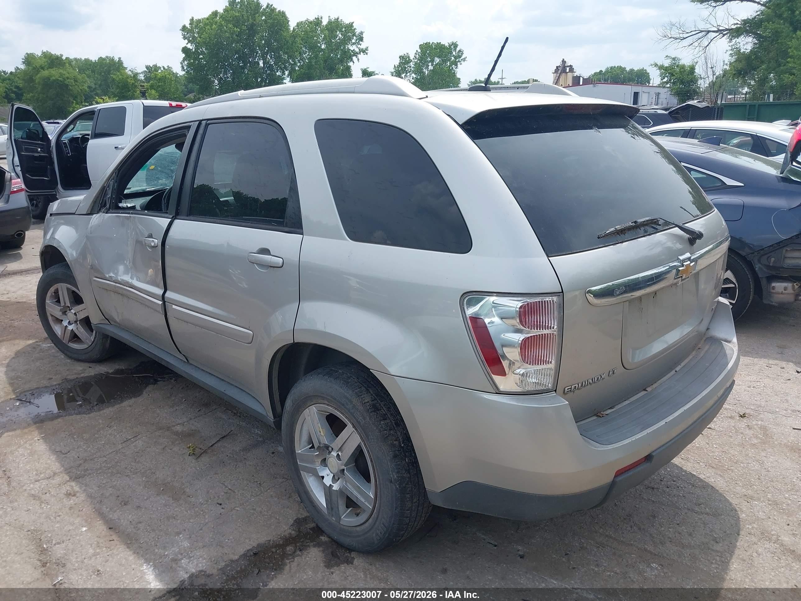 2008 Chevrolet Equinox Lt Silver vin: 2CNDL63F986345635