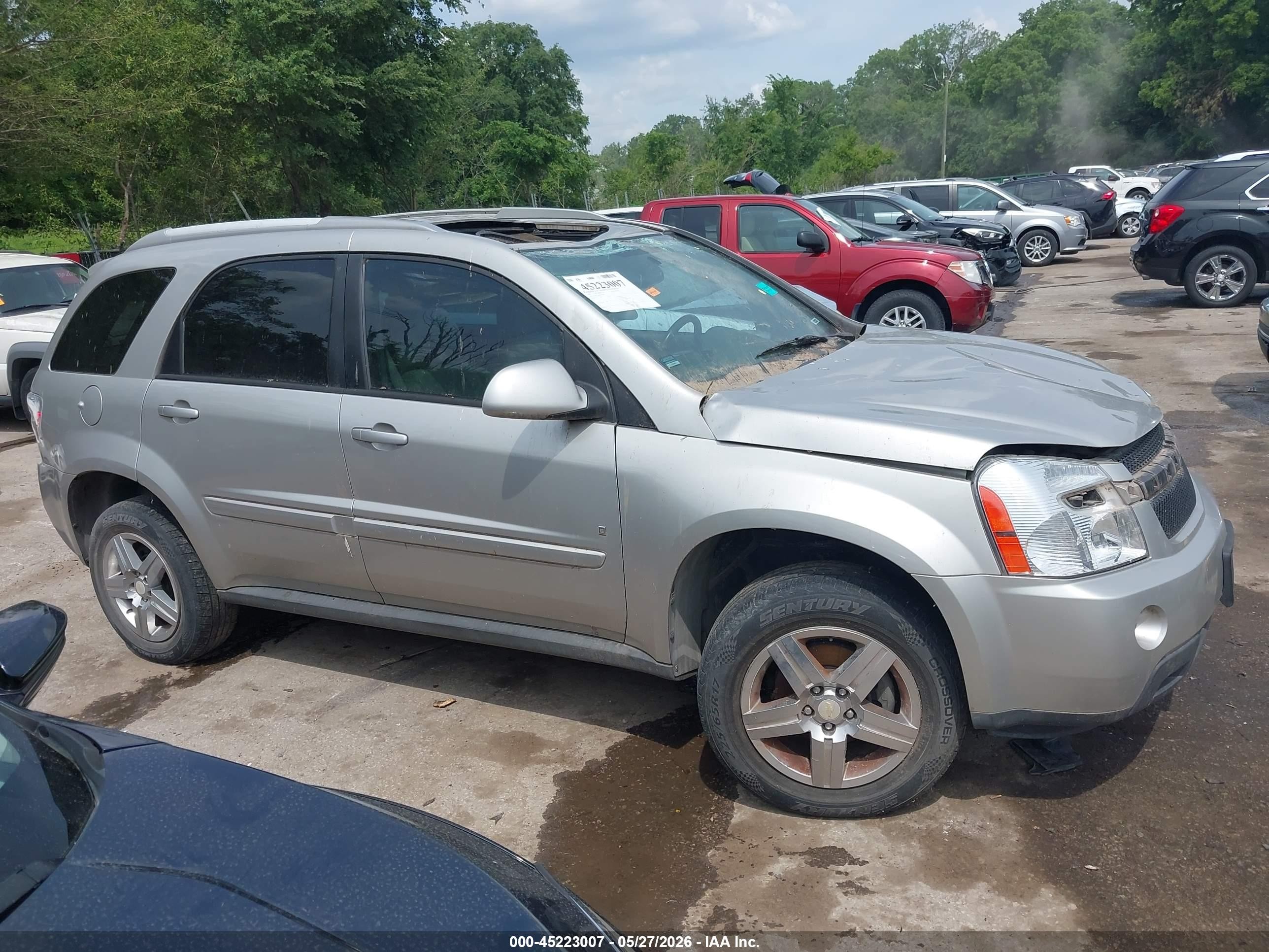 2008 Chevrolet Equinox Lt Silver vin: 2CNDL63F986345635