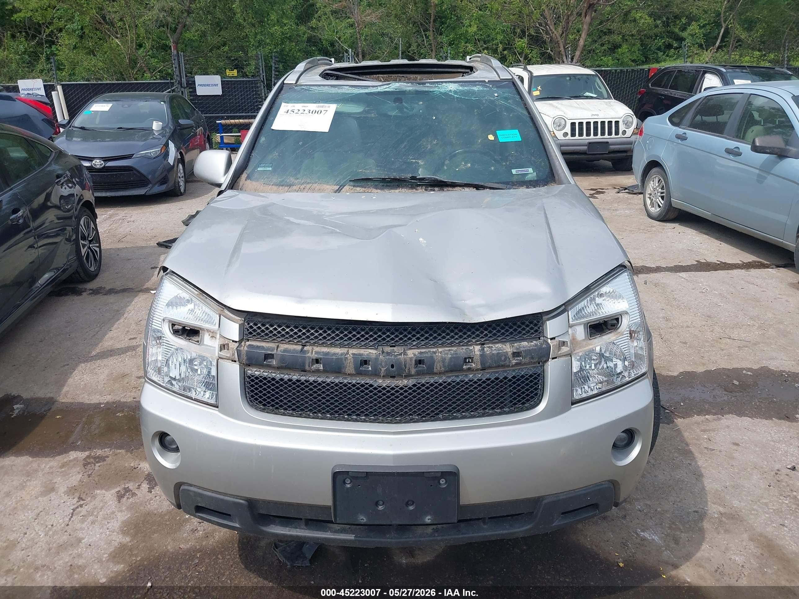 2008 Chevrolet Equinox Lt Silver vin: 2CNDL63F986345635