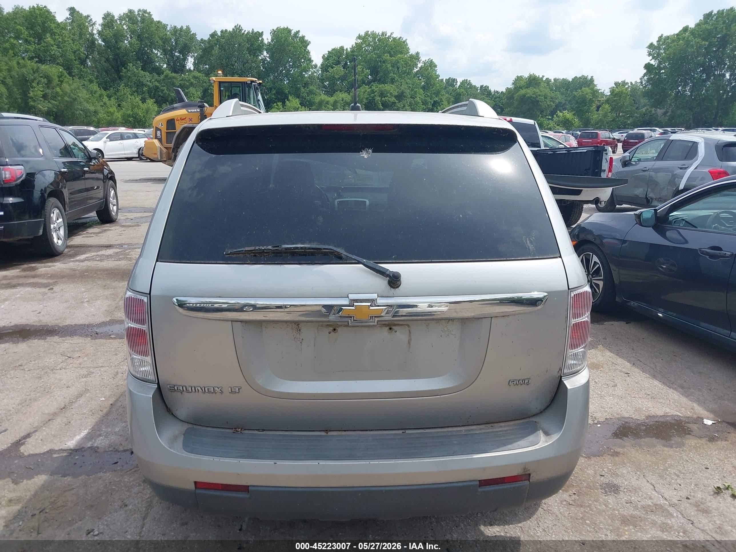 2008 Chevrolet Equinox Lt Silver vin: 2CNDL63F986345635