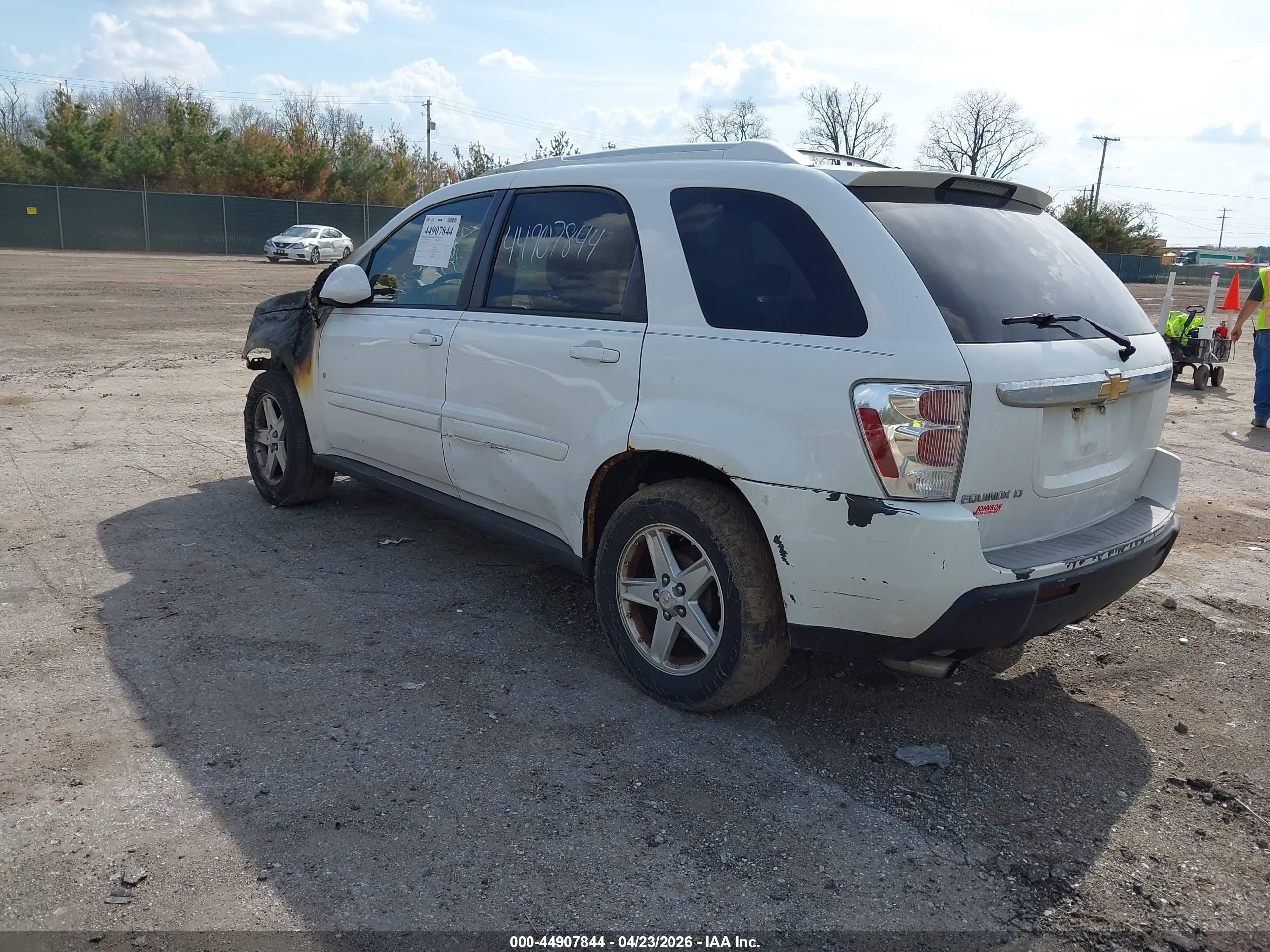 2006 Chevrolet Equinox Lt White vin: 2CNDL63FX66080432