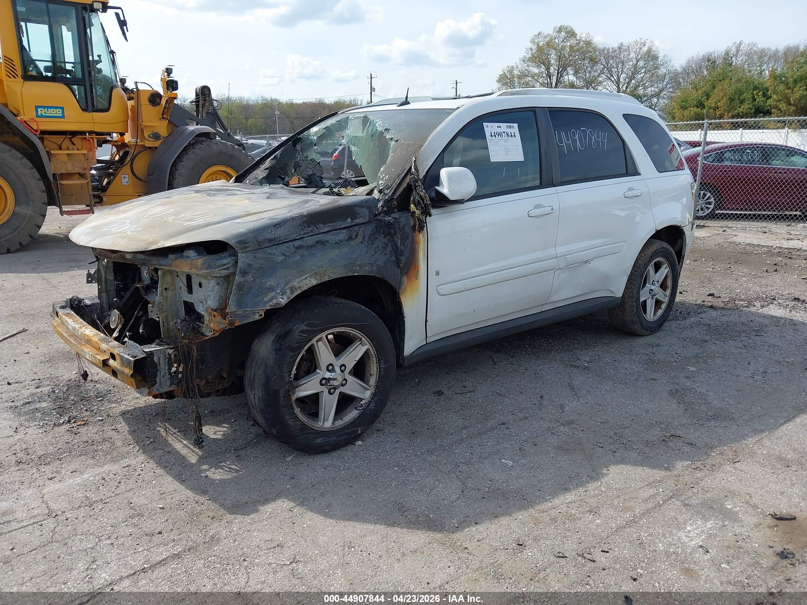 2006 Chevrolet Equinox Lt White vin: 2CNDL63FX66080432