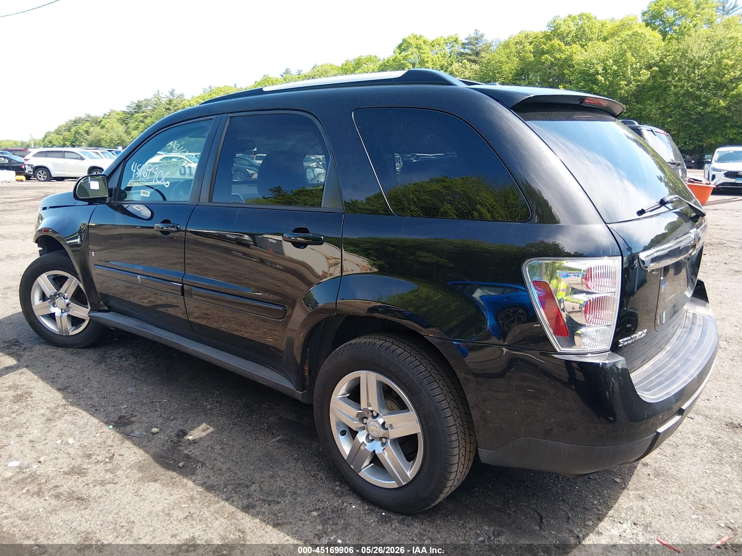 2009 Chevrolet Equinox Lt Black vin: 2CNDL63FX96217731