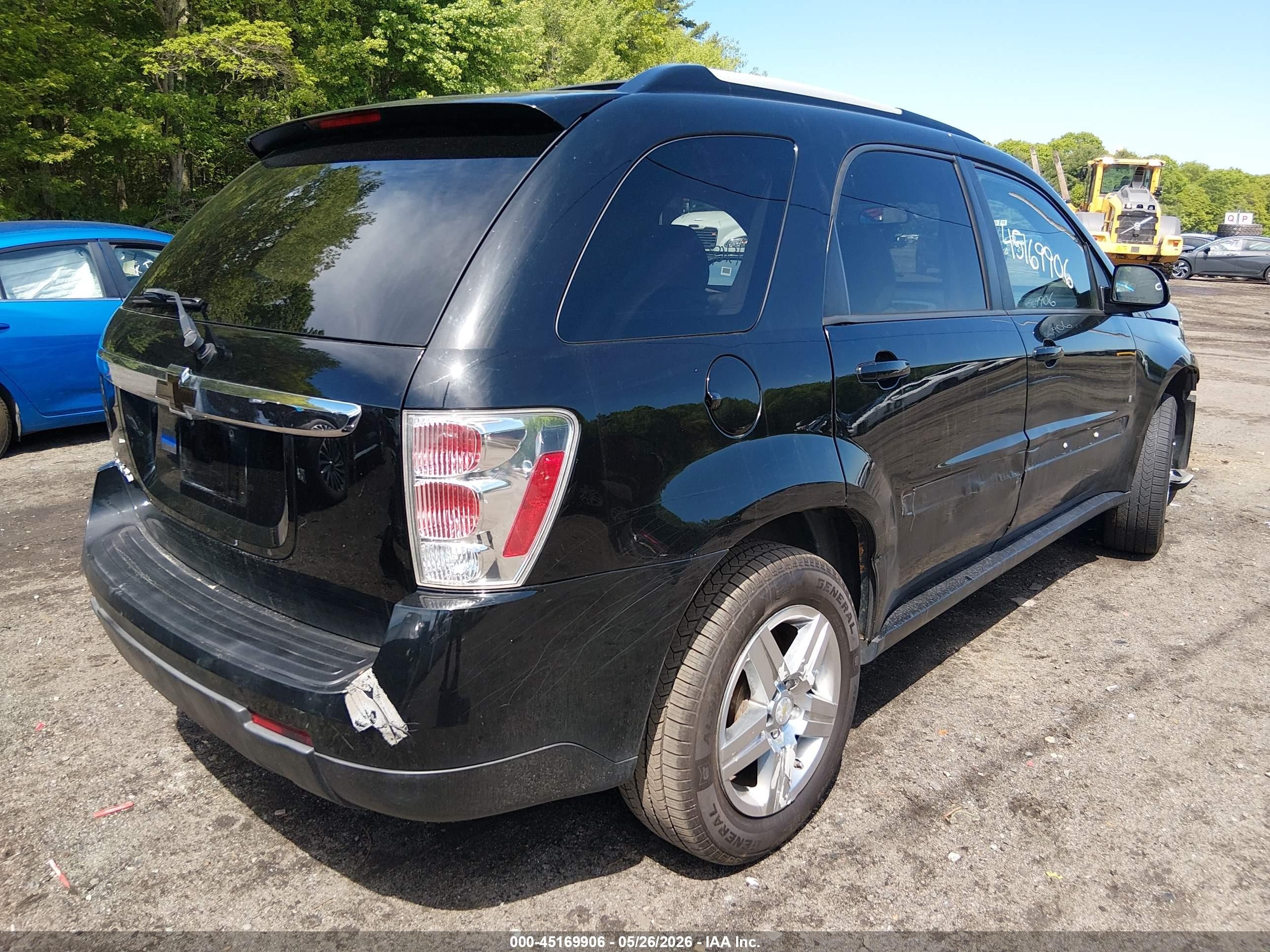 2009 Chevrolet Equinox Lt Black vin: 2CNDL63FX96217731