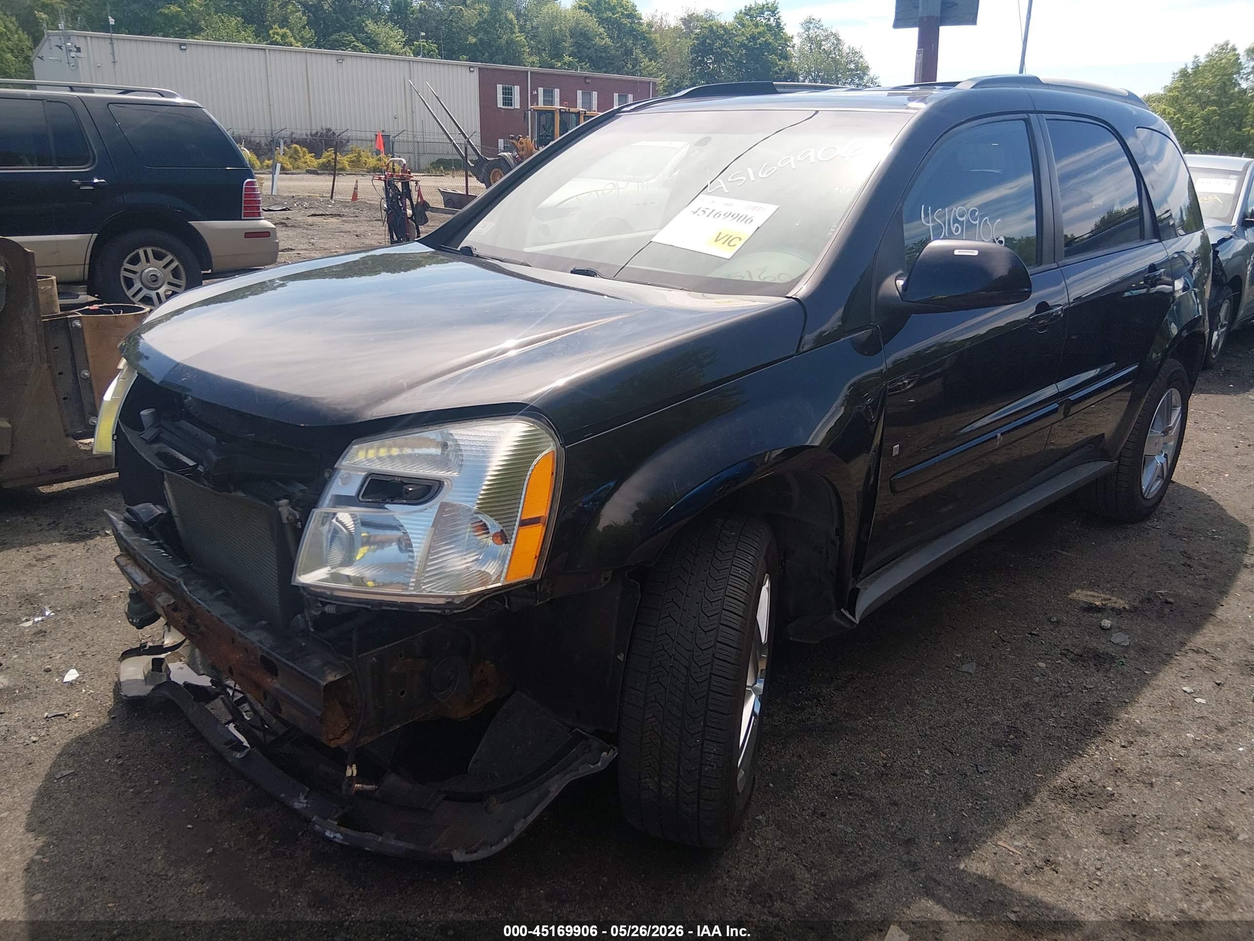 2009 Chevrolet Equinox Lt Black vin: 2CNDL63FX96217731