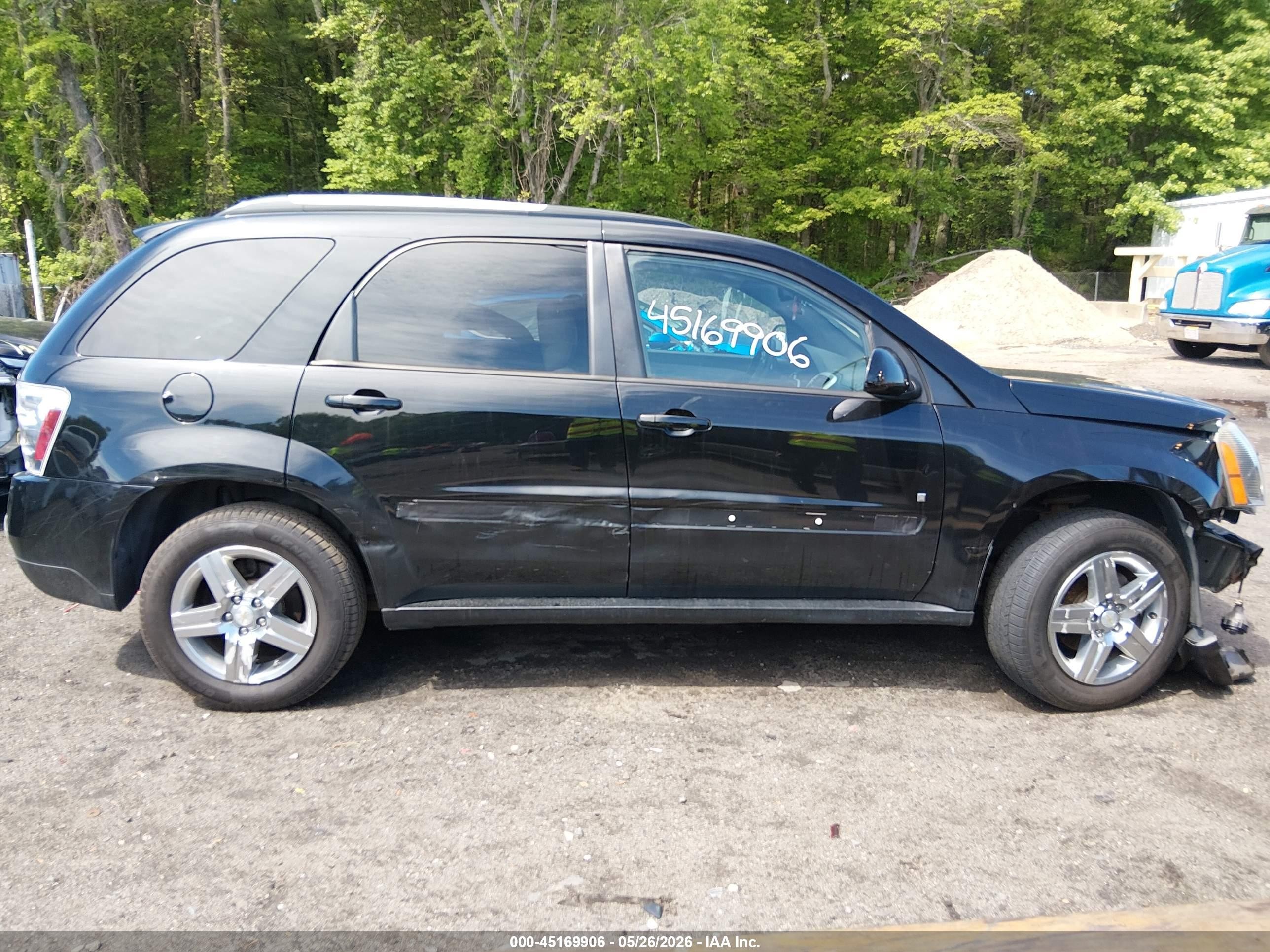 2009 Chevrolet Equinox Lt Black vin: 2CNDL63FX96217731