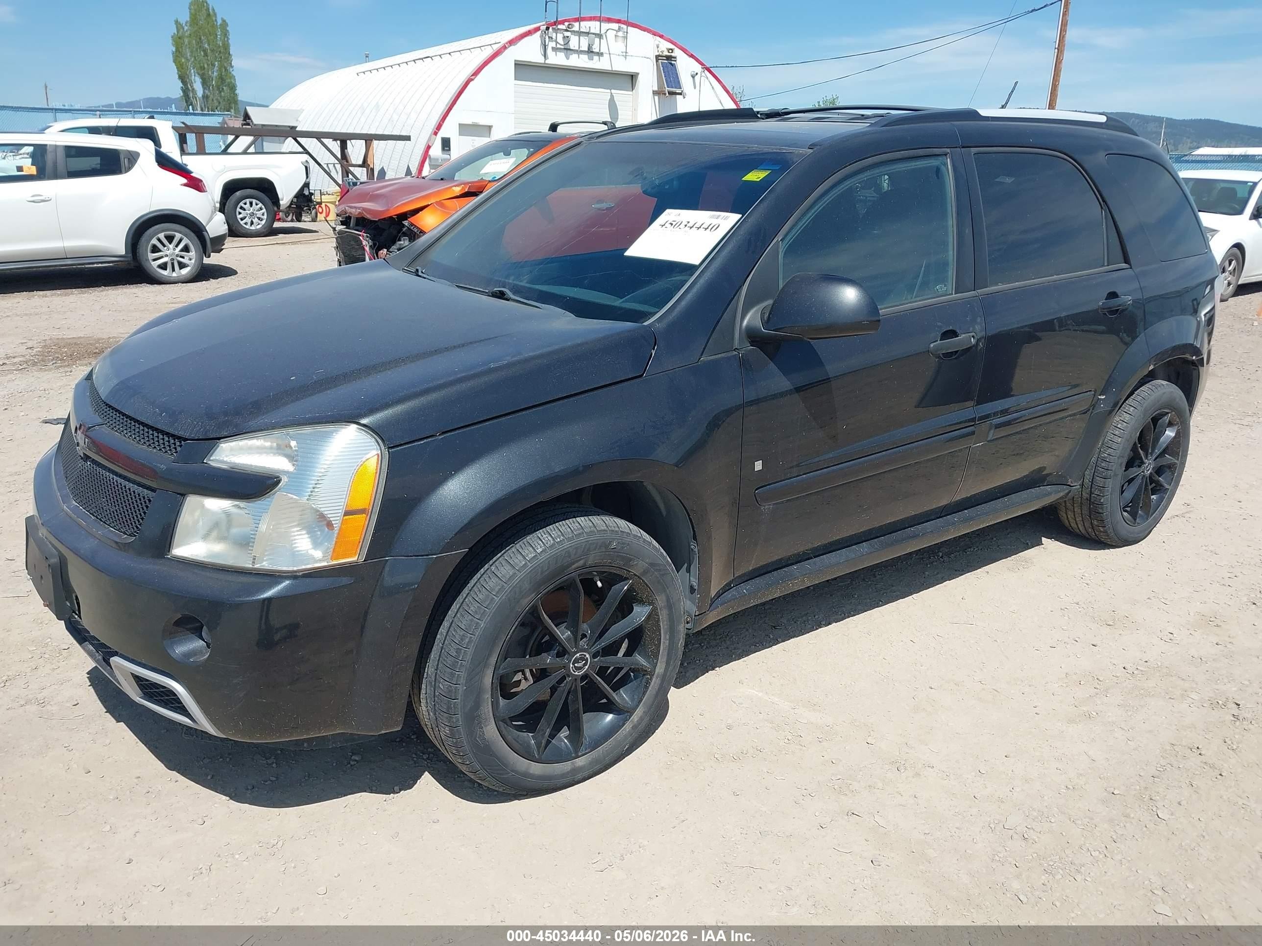 2008 Chevrolet Equinox Sport Black vin: 2CNDL737186016684