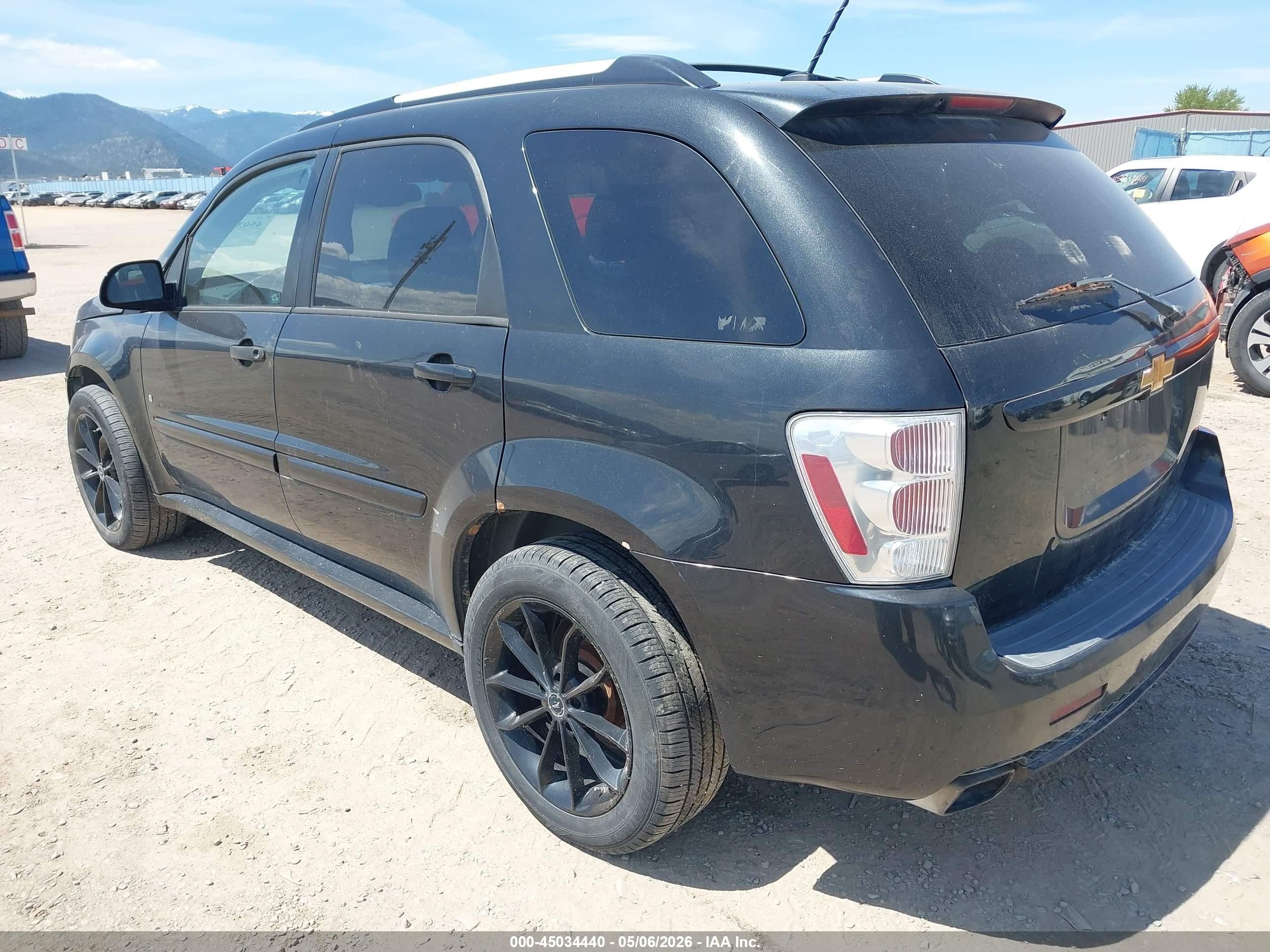 2008 Chevrolet Equinox Sport Black vin: 2CNDL737186016684