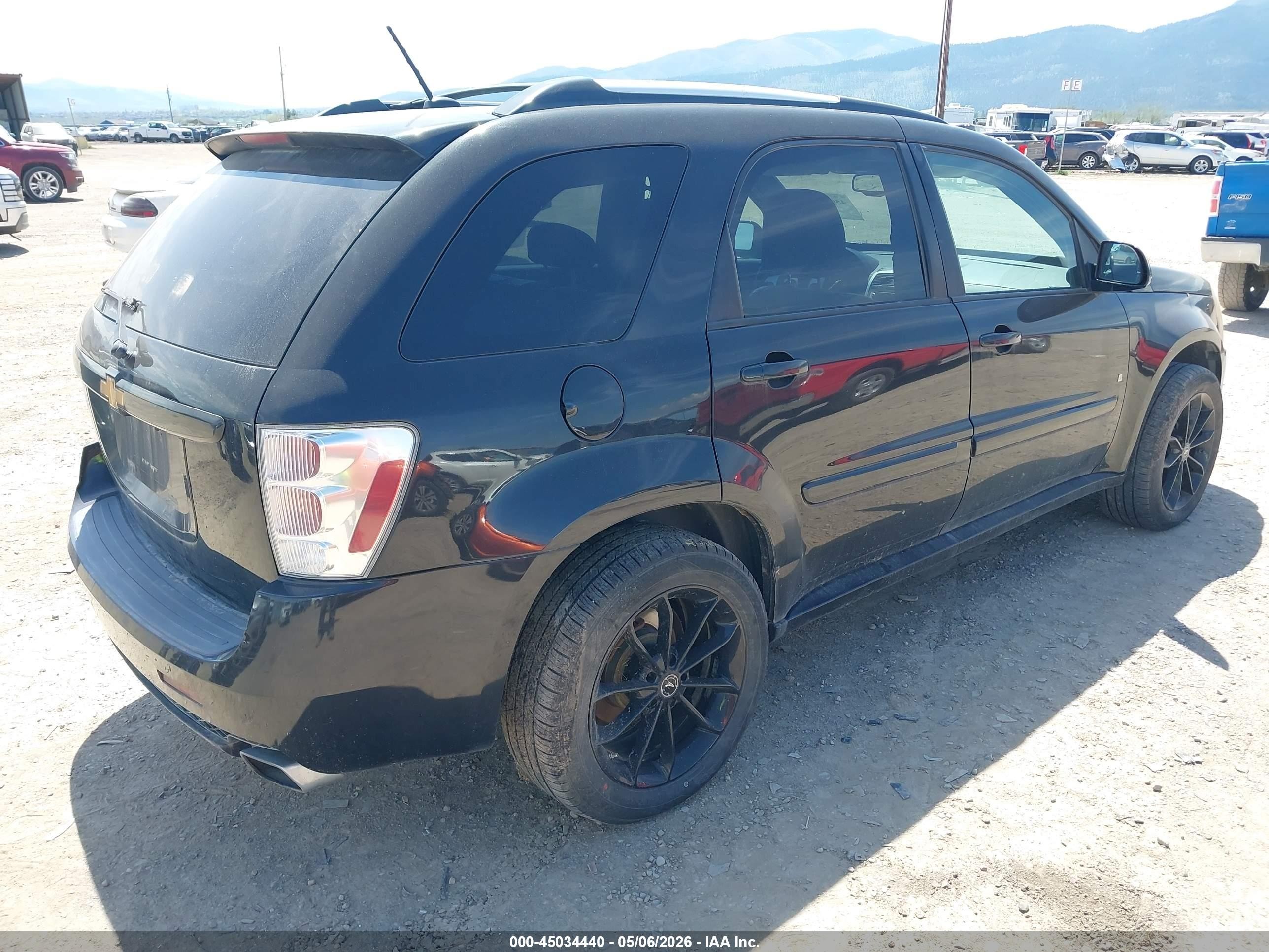 2008 Chevrolet Equinox Sport Black vin: 2CNDL737186016684