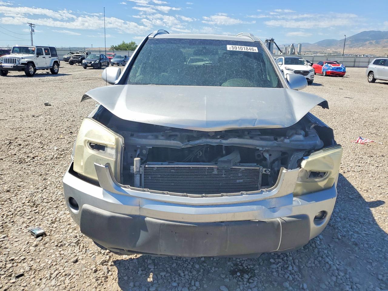 2006 Chevrolet Equinox Lt Silver vin: 2CNDL73F066069400