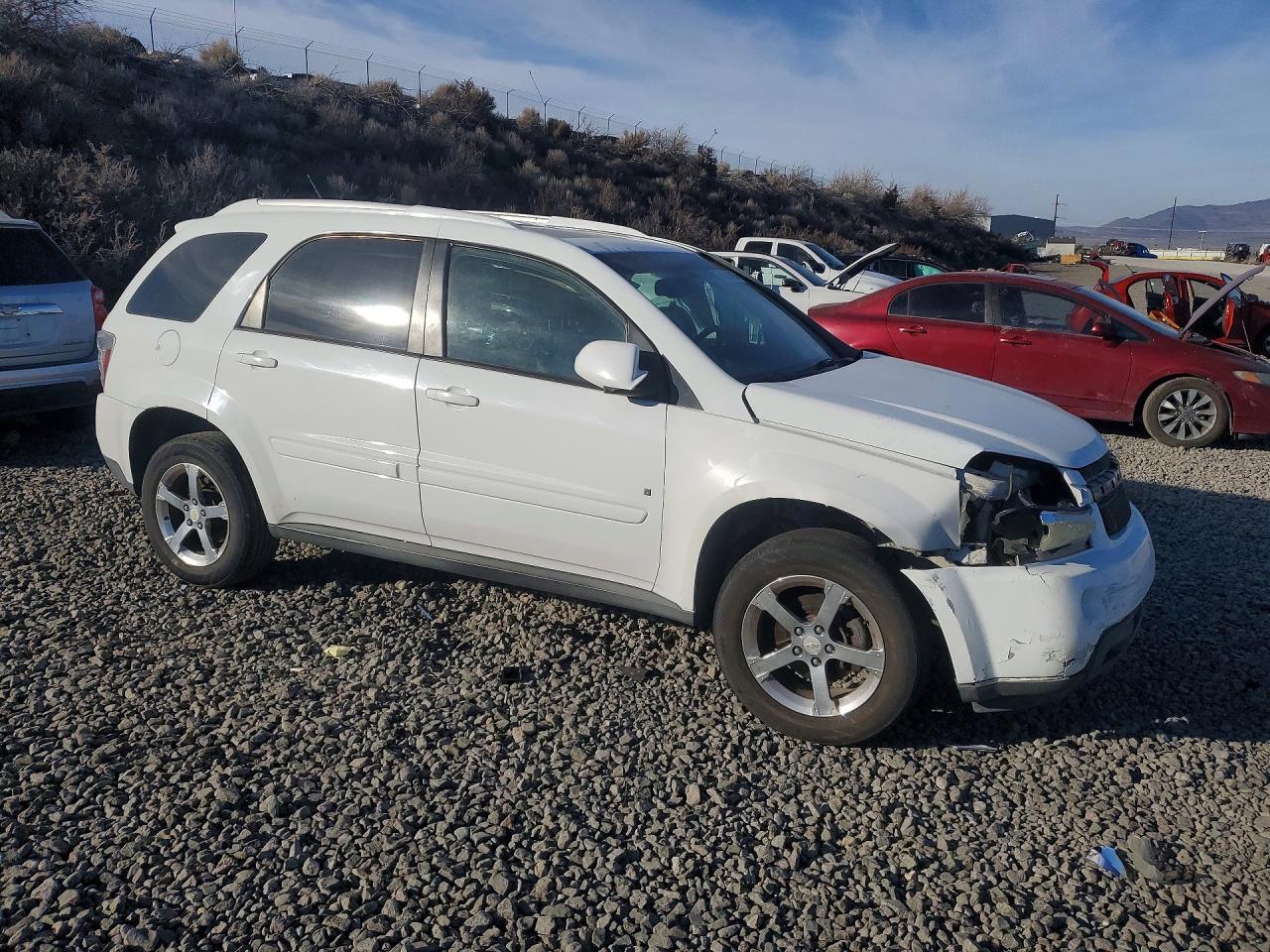 2007 Chevrolet Equinox Белый vin: 2CNDL73F076062464