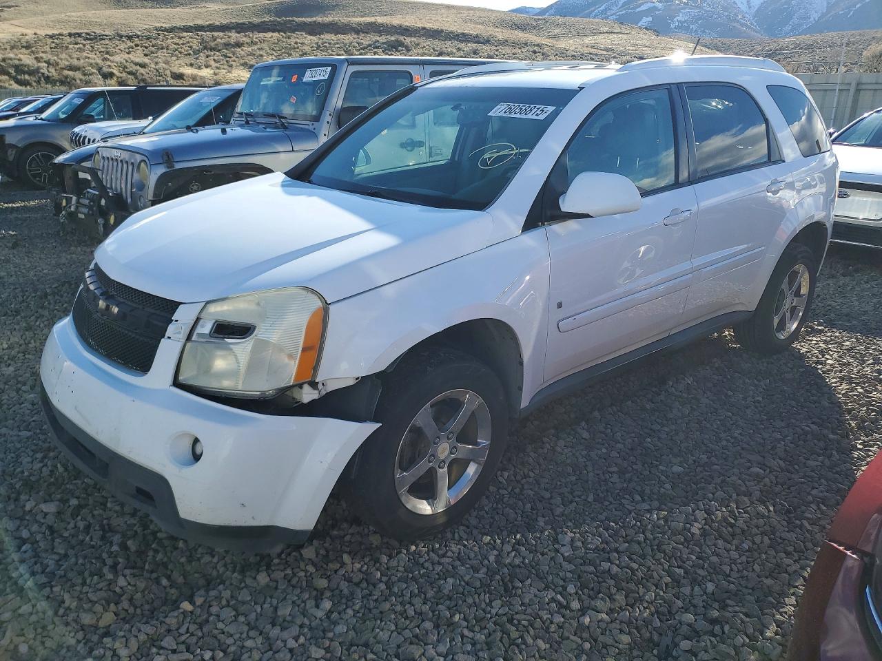 2007 Chevrolet Equinox Белый vin: 2CNDL73F076062464
