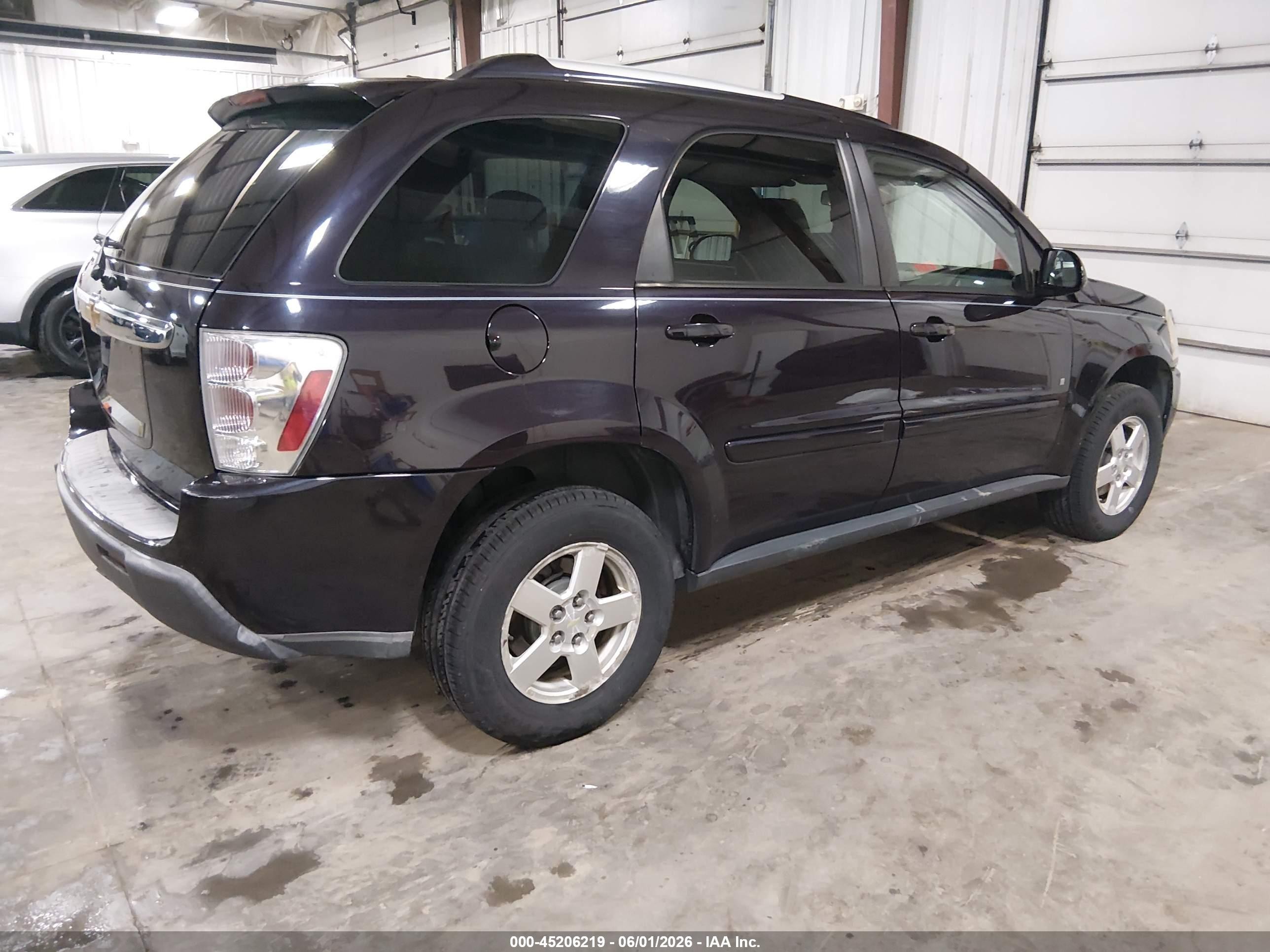 2007 Chevrolet Equinox Lt Black vin: 2CNDL73F076067289