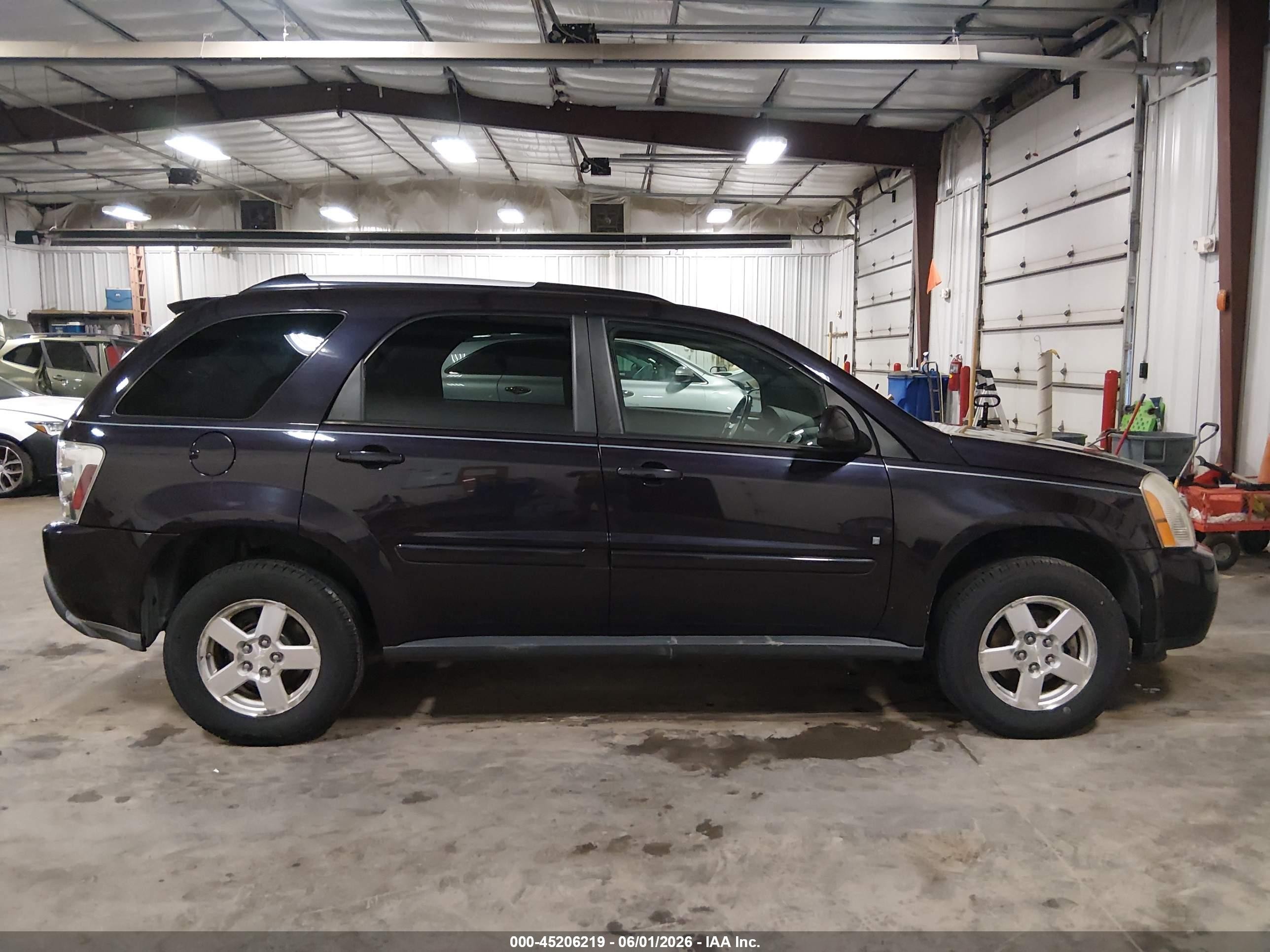 2007 Chevrolet Equinox Lt Black vin: 2CNDL73F076067289