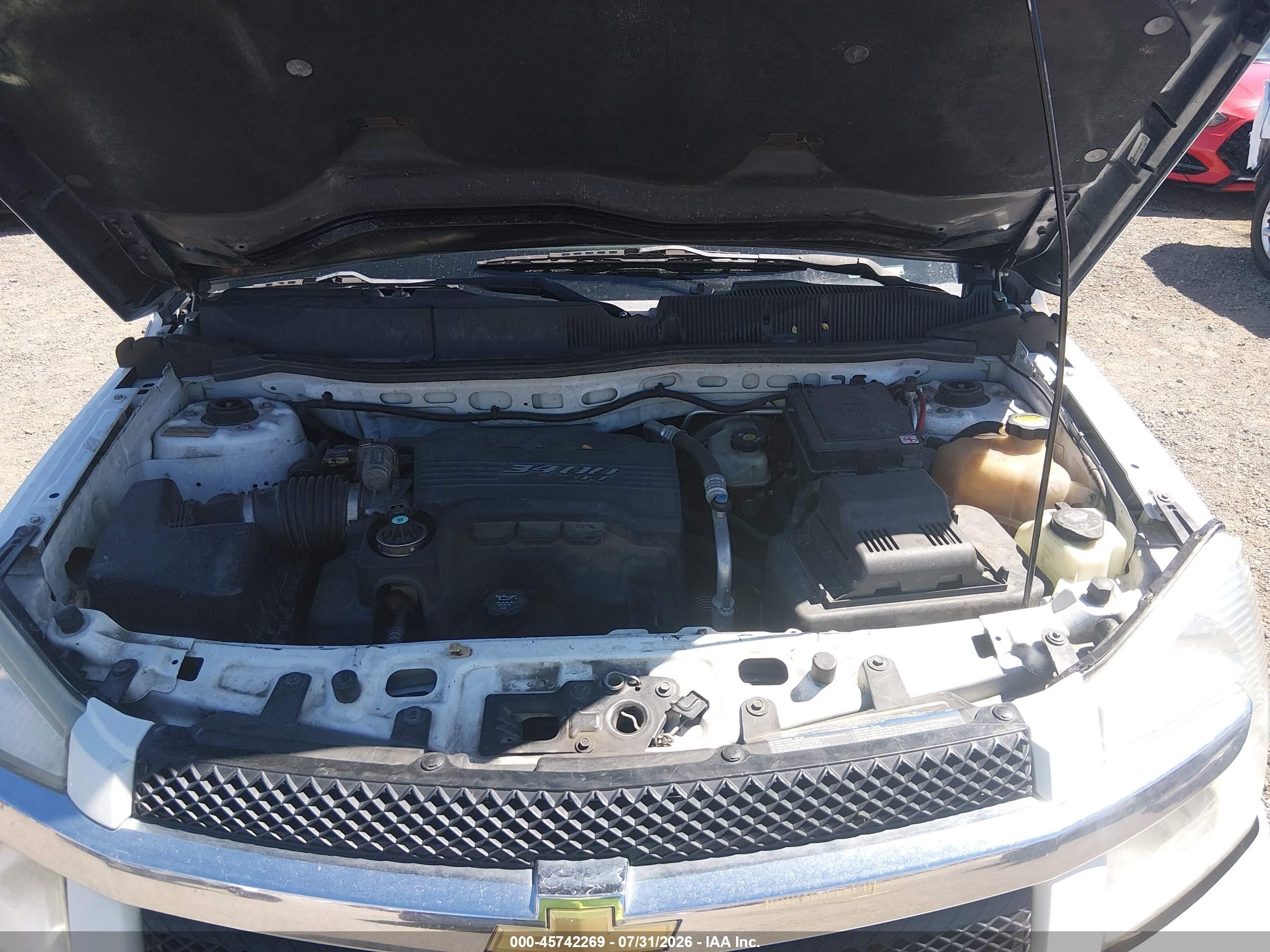 2007 Chevrolet Equinox Lt White vin: 2CNDL73F076067485
